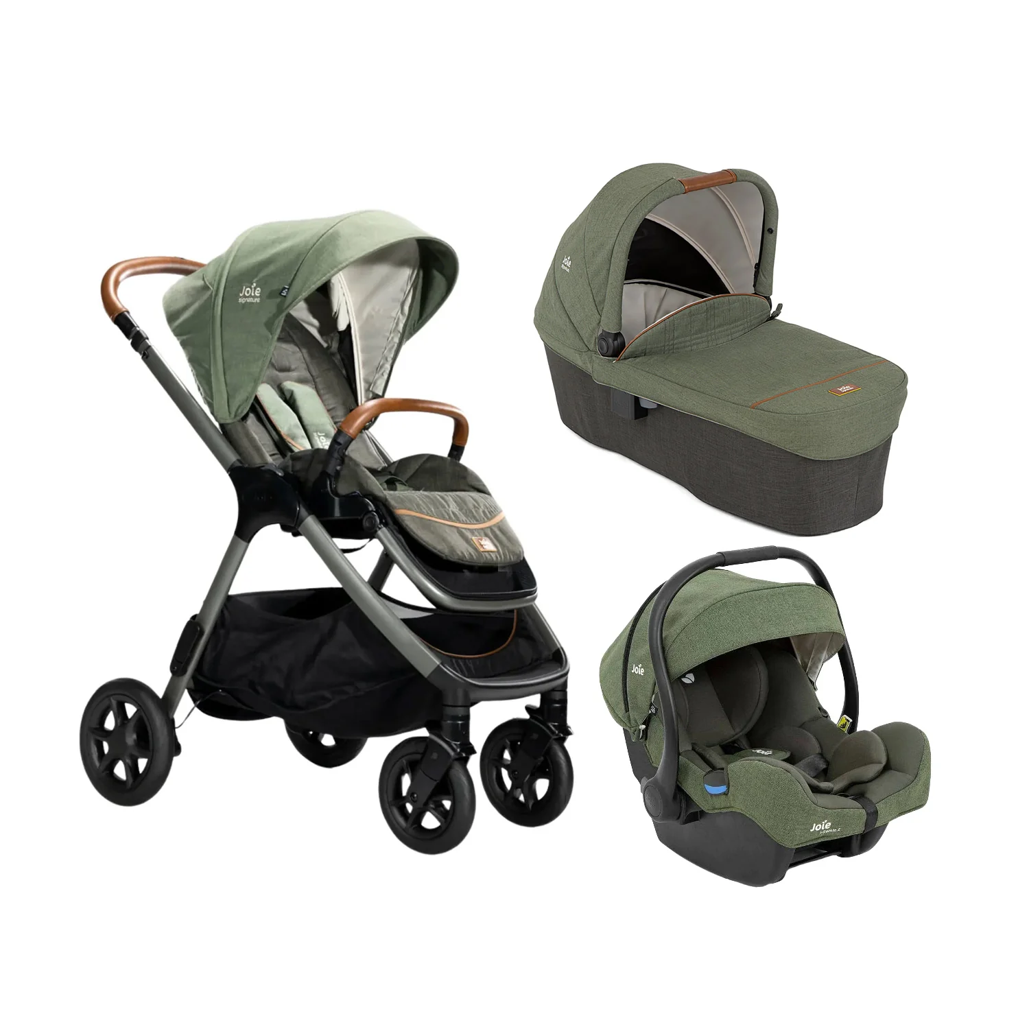 Joie - Trio Con Passeggino Finiti + Navicella Ramble  + Seggiolino Auto I Gemm