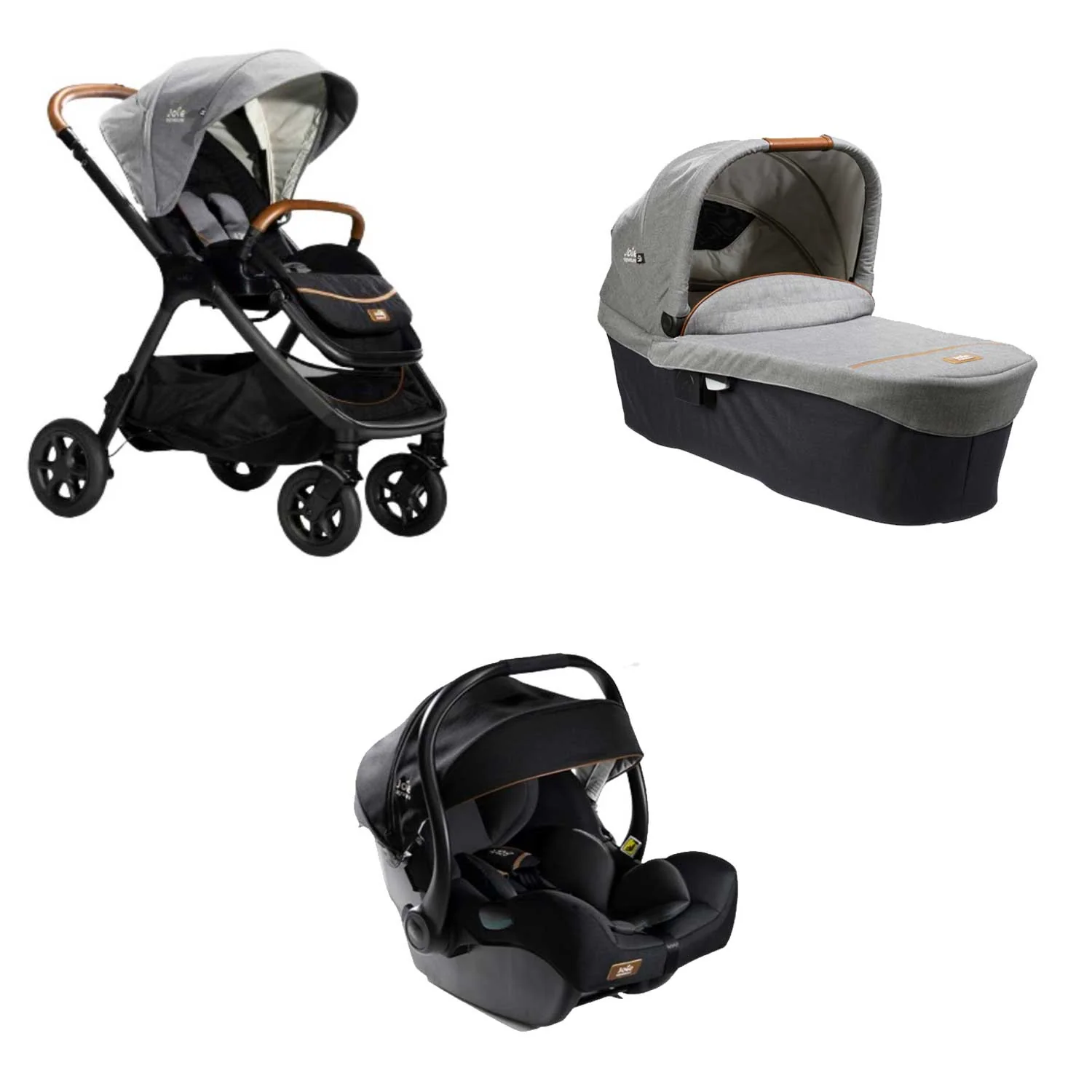 Joie - Trio Con Passeggino Finiti + Navicella Ramble  + Seggiolino Auto I Gemm - Image 3