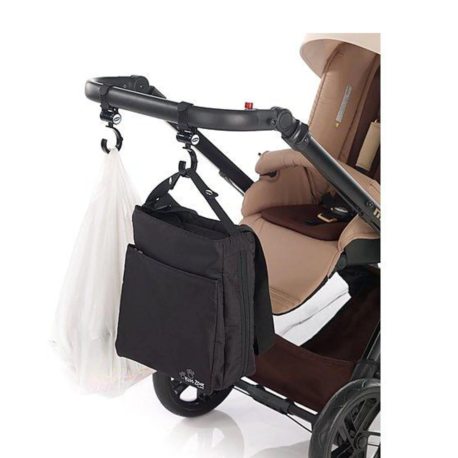 Janè - Ganci Multifunzione Universali per passeggini - culle - auto  2 PZ - Image 2