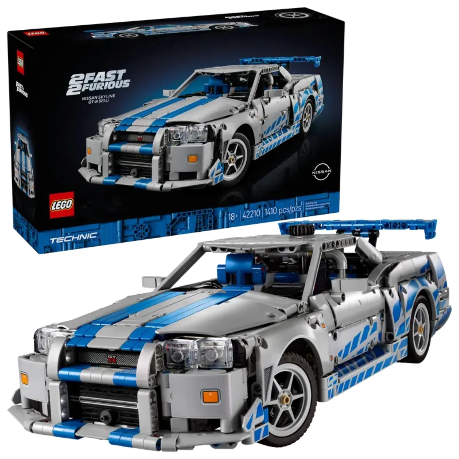 LEGO - Technic Auto Nissan Skyline GT-R R34 2 Fast 2 Furious 42210 - Image 2