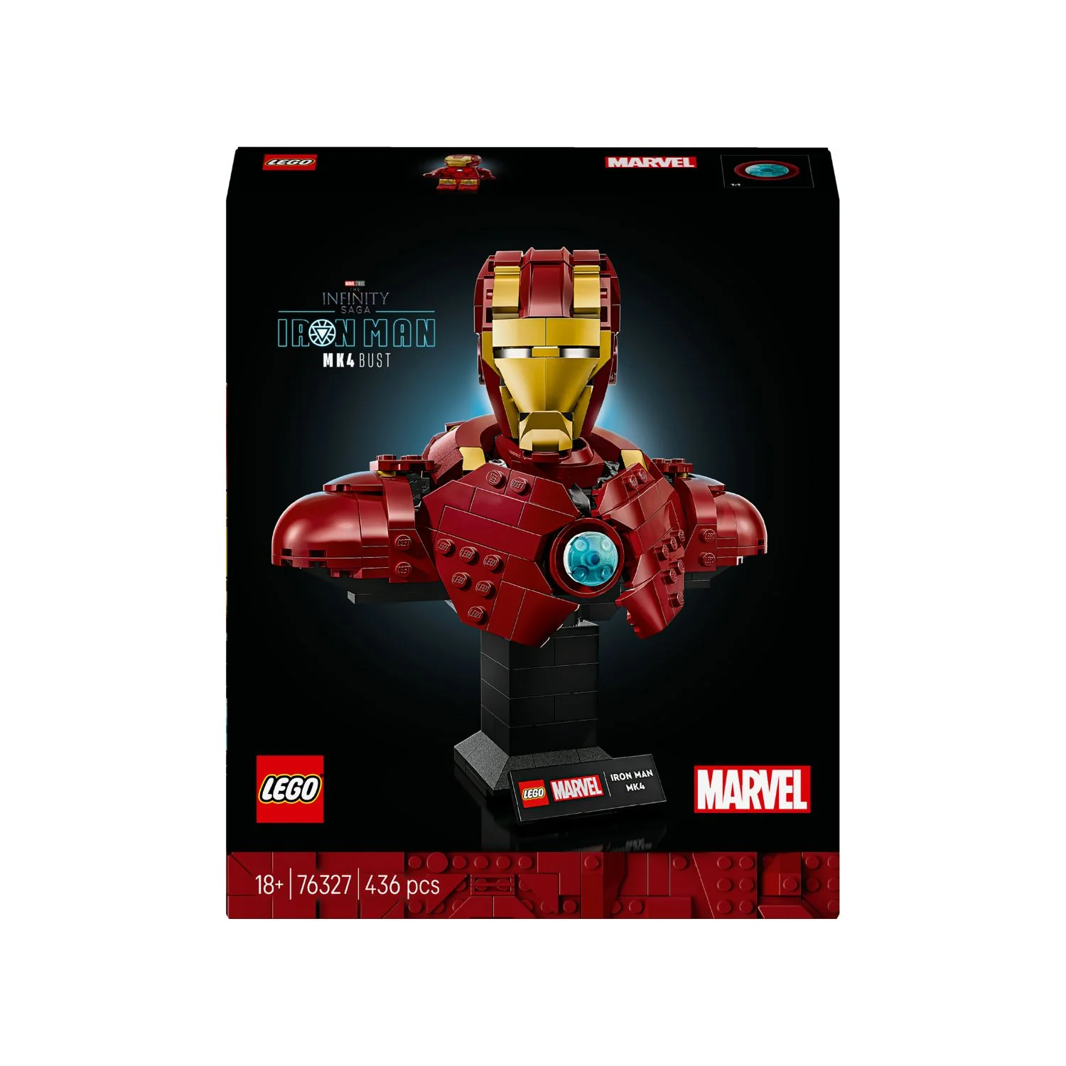 LEGO - Marvel Busto di Iron Man MK4 76327