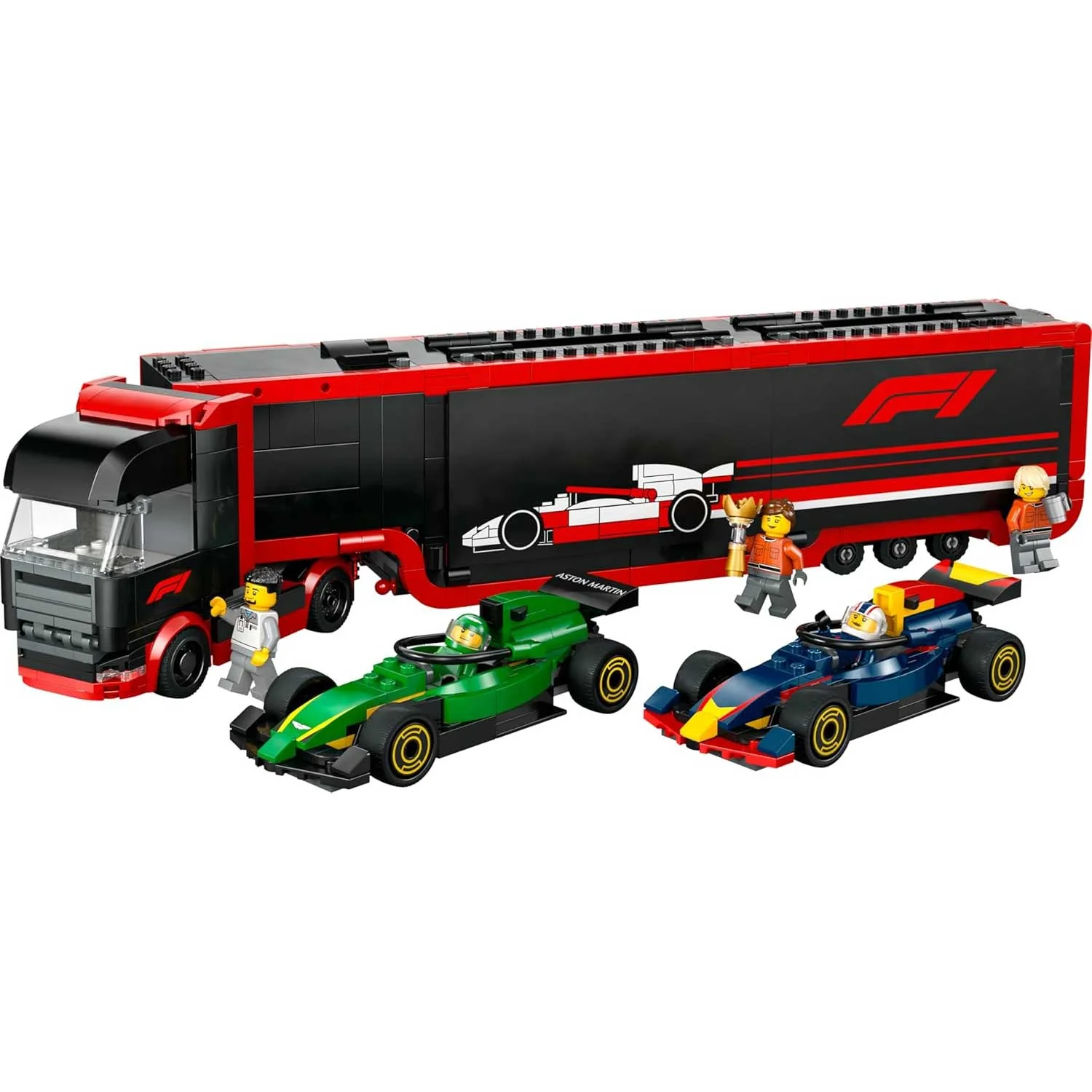 LEGO - City Autotrasportatore F1 con monoposto RB20 e AMR24 F1 60445 - Image 6