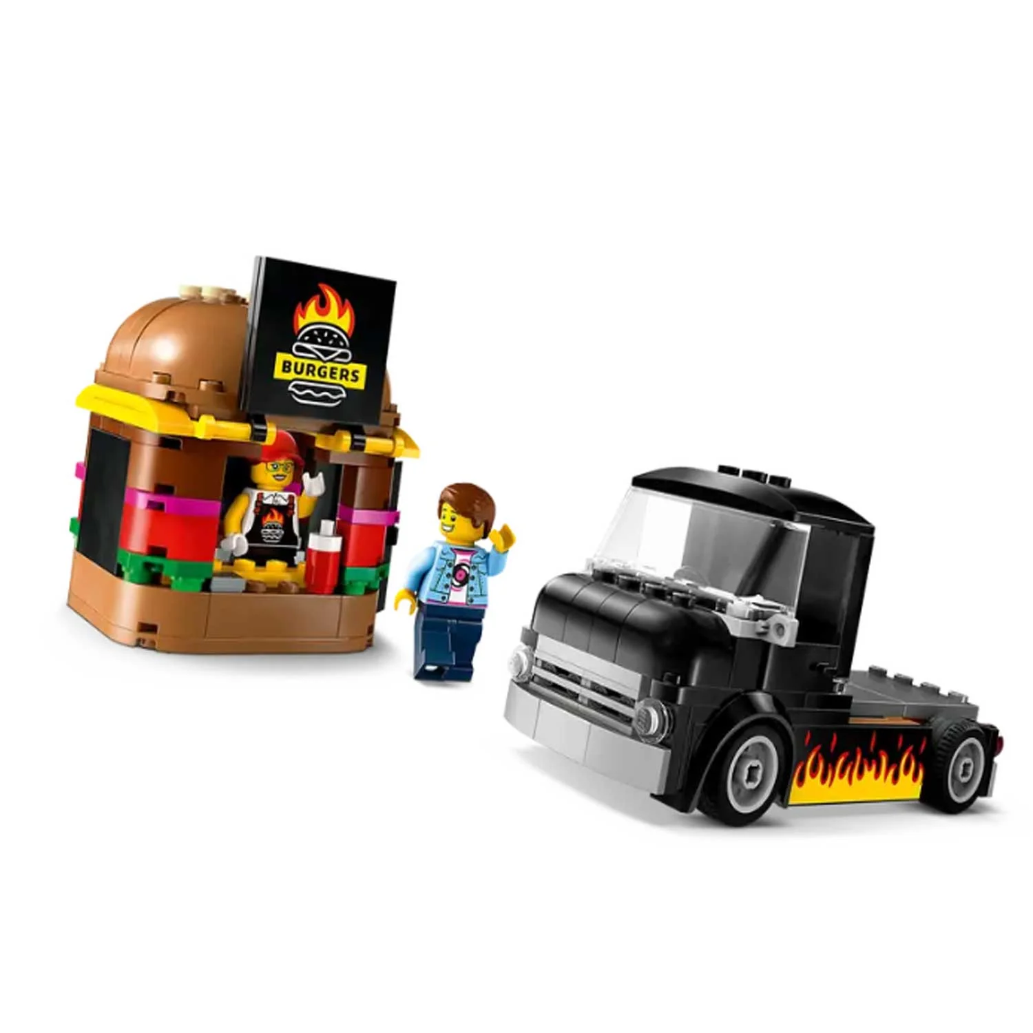 LEGO - City Great Vehicles Furgone Degli Hamburger 60404 - Image 4
