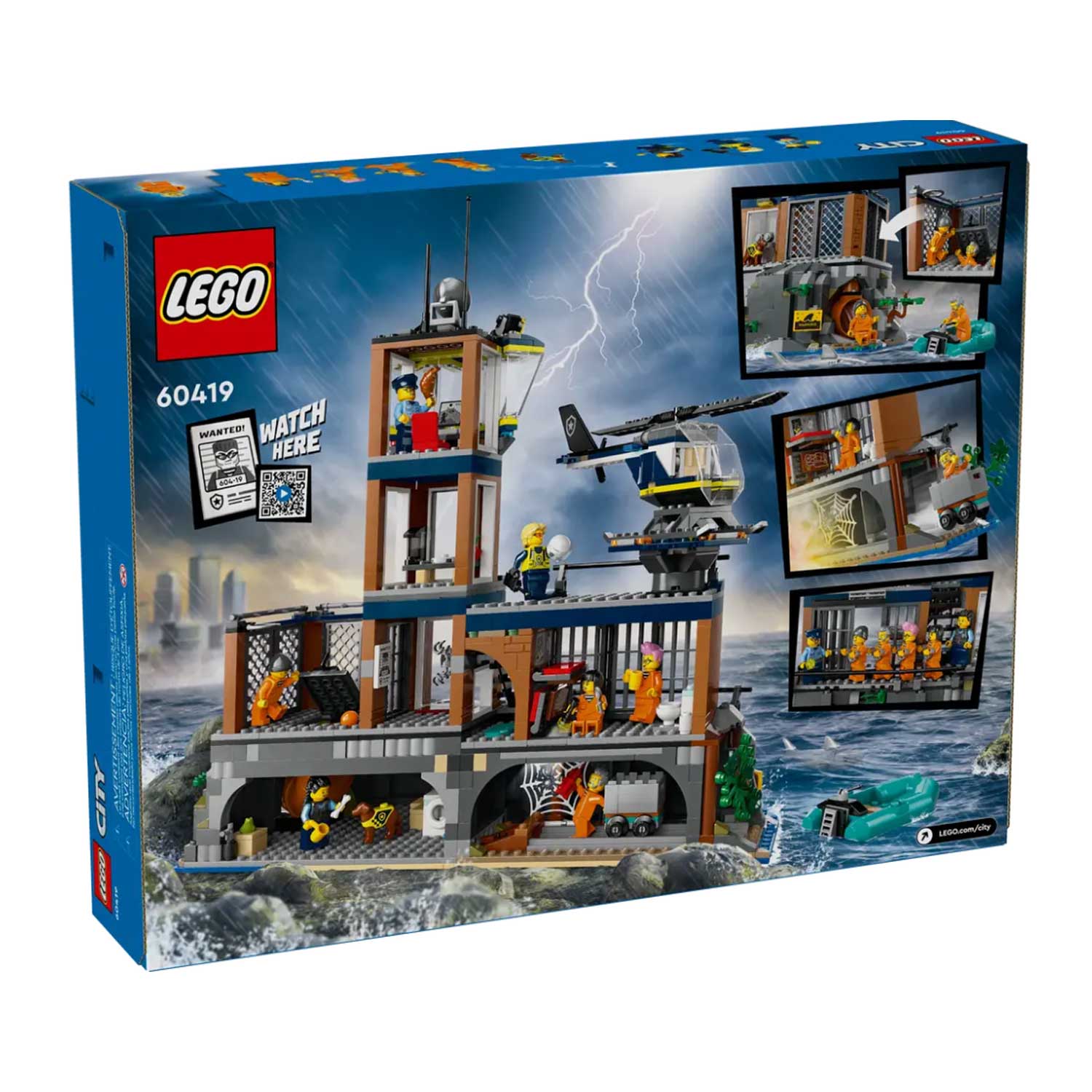LEGO - City Police Prigione Sull'Isola Della Polizia 60419 - Image 2
