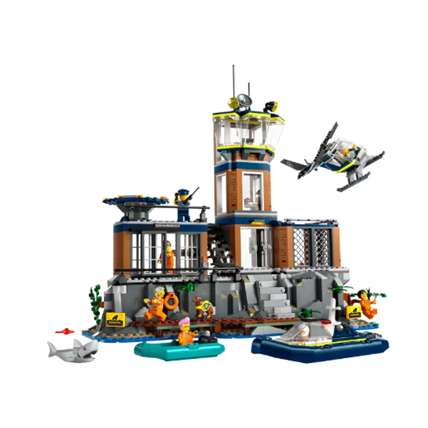 LEGO - City Police Prigione Sull'Isola Della Polizia 60419 - Image 4