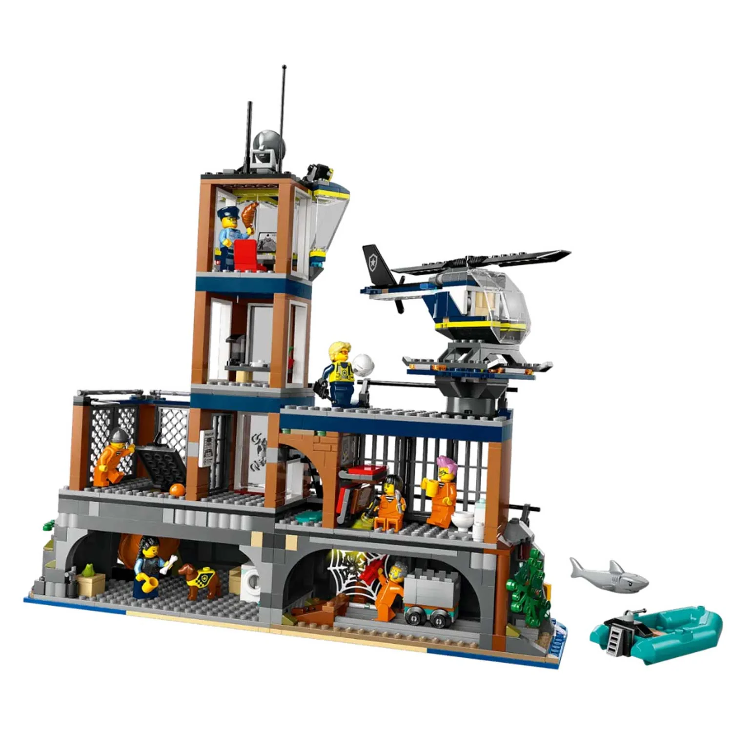 LEGO - City Police Prigione Sull'Isola Della Polizia 60419 - Image 5