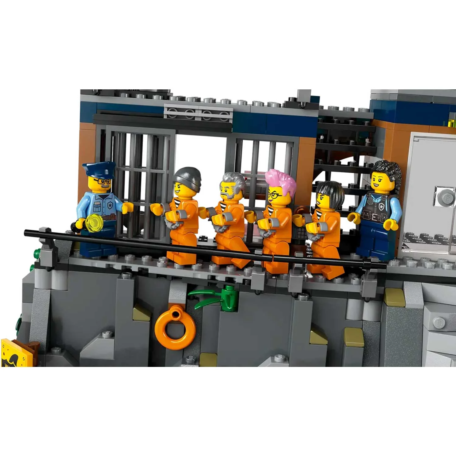 LEGO - City Police Prigione Sull'Isola Della Polizia 60419 - Image 7