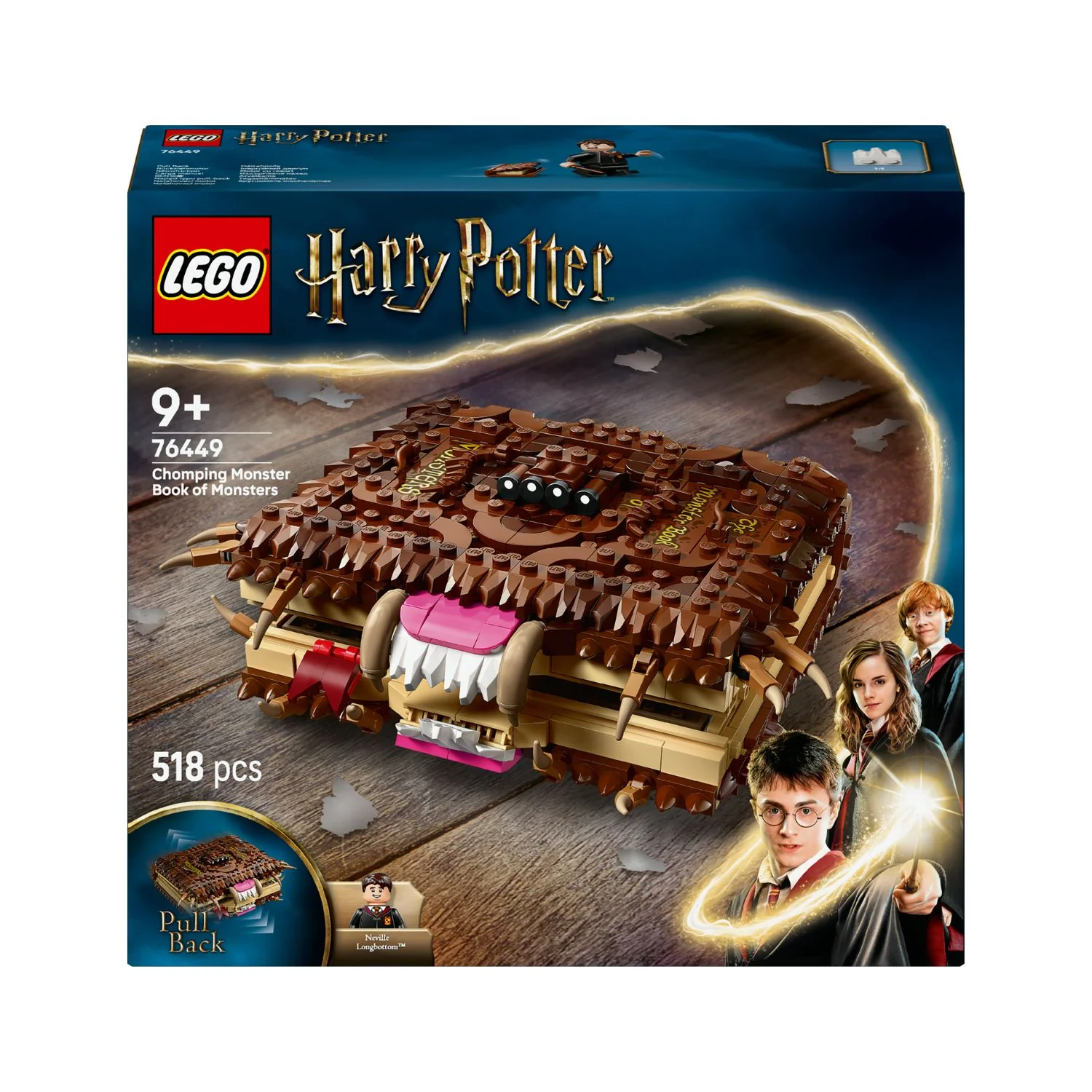 LEGO - Harry Potter Il Libro Mostro dei mostri azzannante 76449