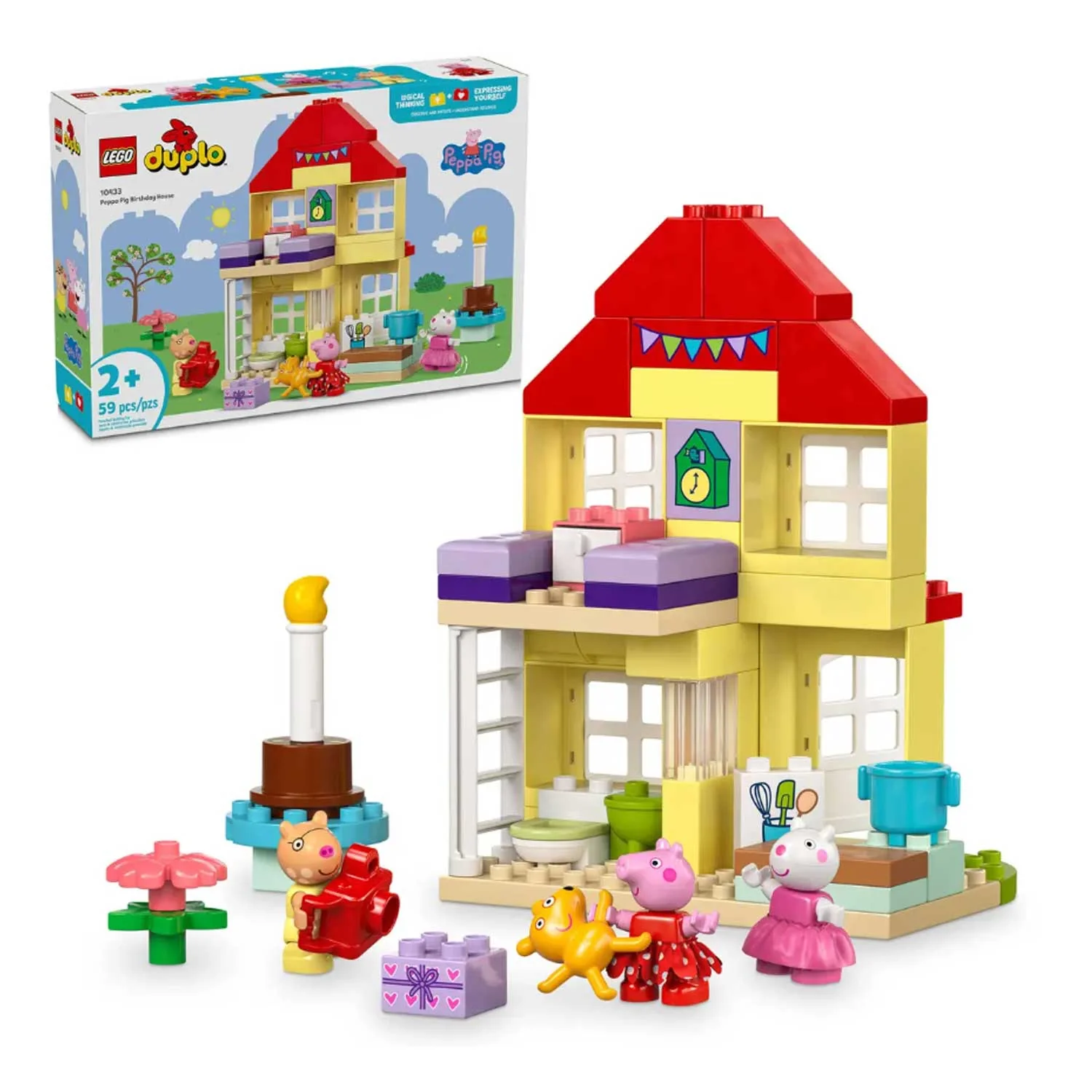 LEGO - Duplo:  La Casa Del Compleanno Di Peppa Pig 10433 - Image 2