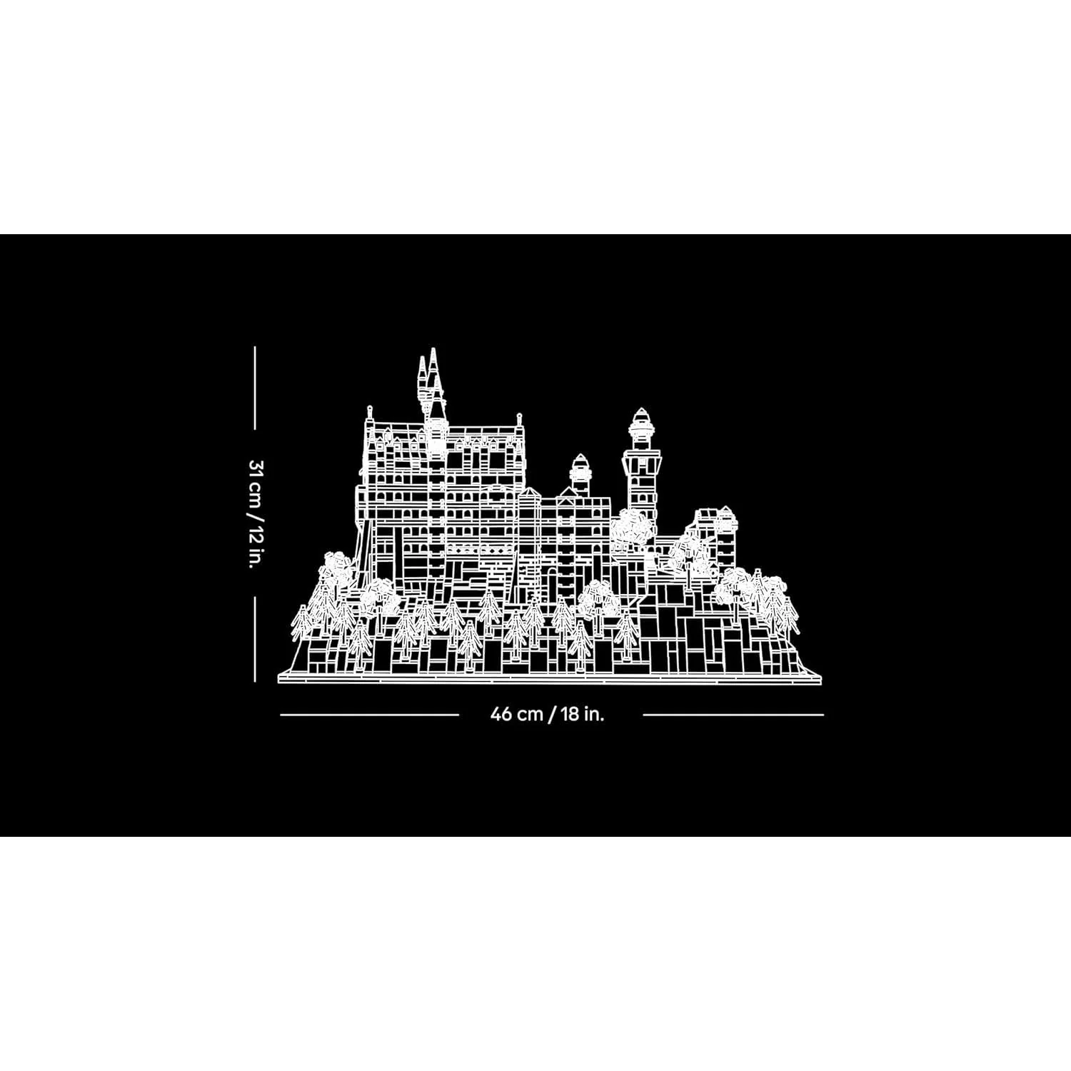 LEGO - Linea Architecture: Castello di Neuschwanstein 21063 - Image 5