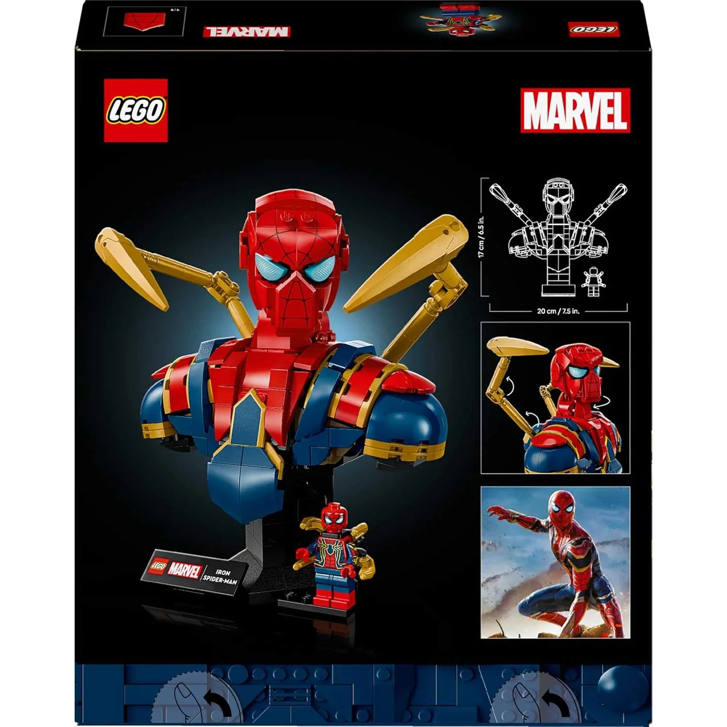 LEGO - Super Heroes Marvel Busto Di Iron Spider-Man 76326 - Image 8