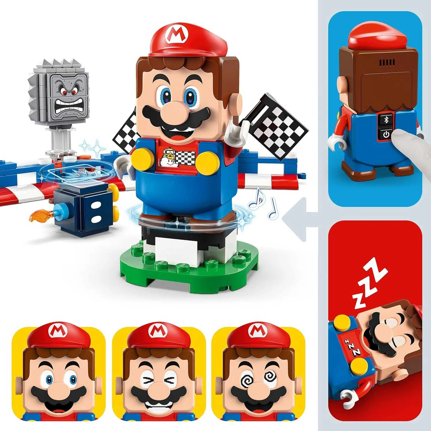 LEGO - Super Mario Mario Kart: Mario Interattivo E Kart Standard 72043 - Image 5