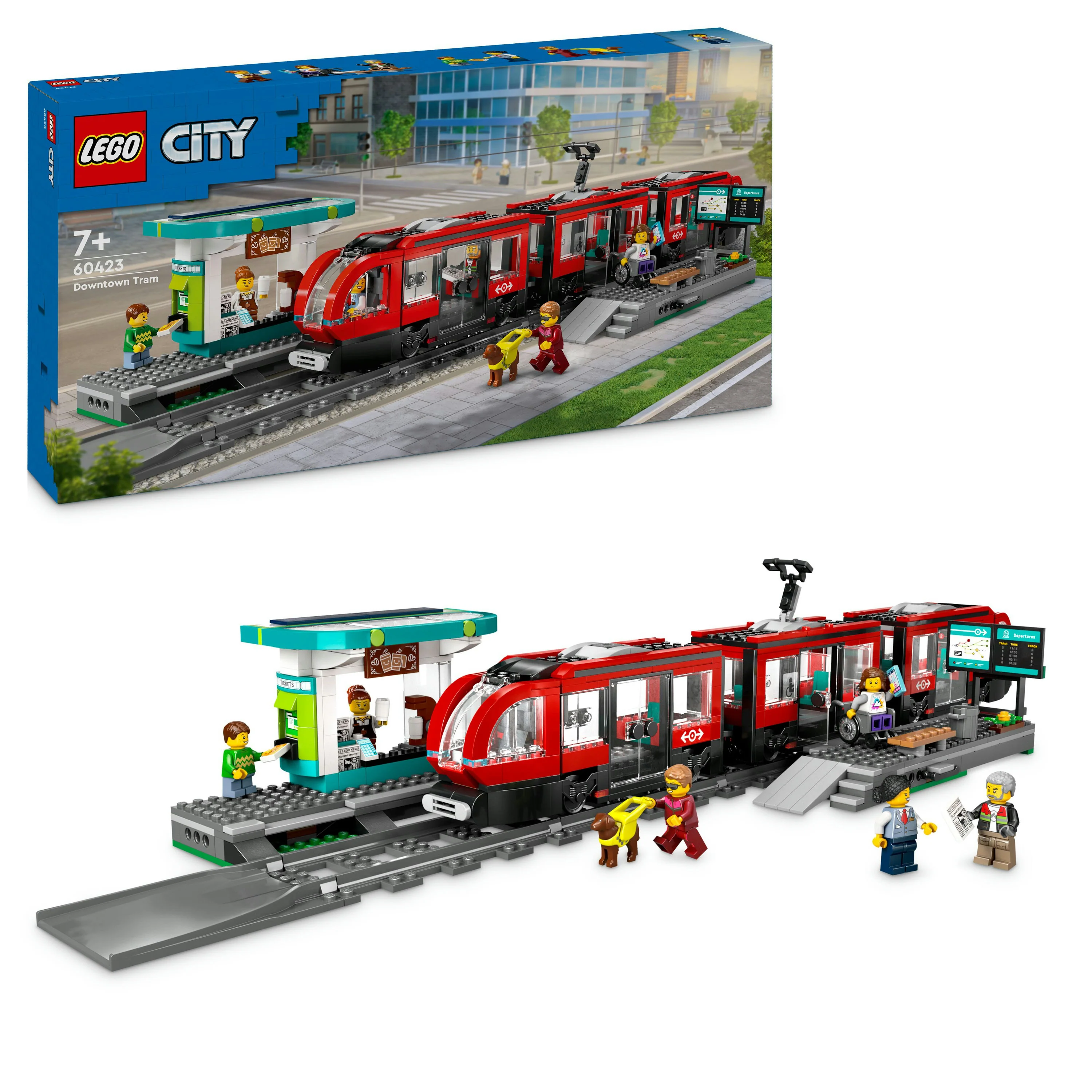 LEGO - Tram E Fermata Del Tram 60423 - Image 10
