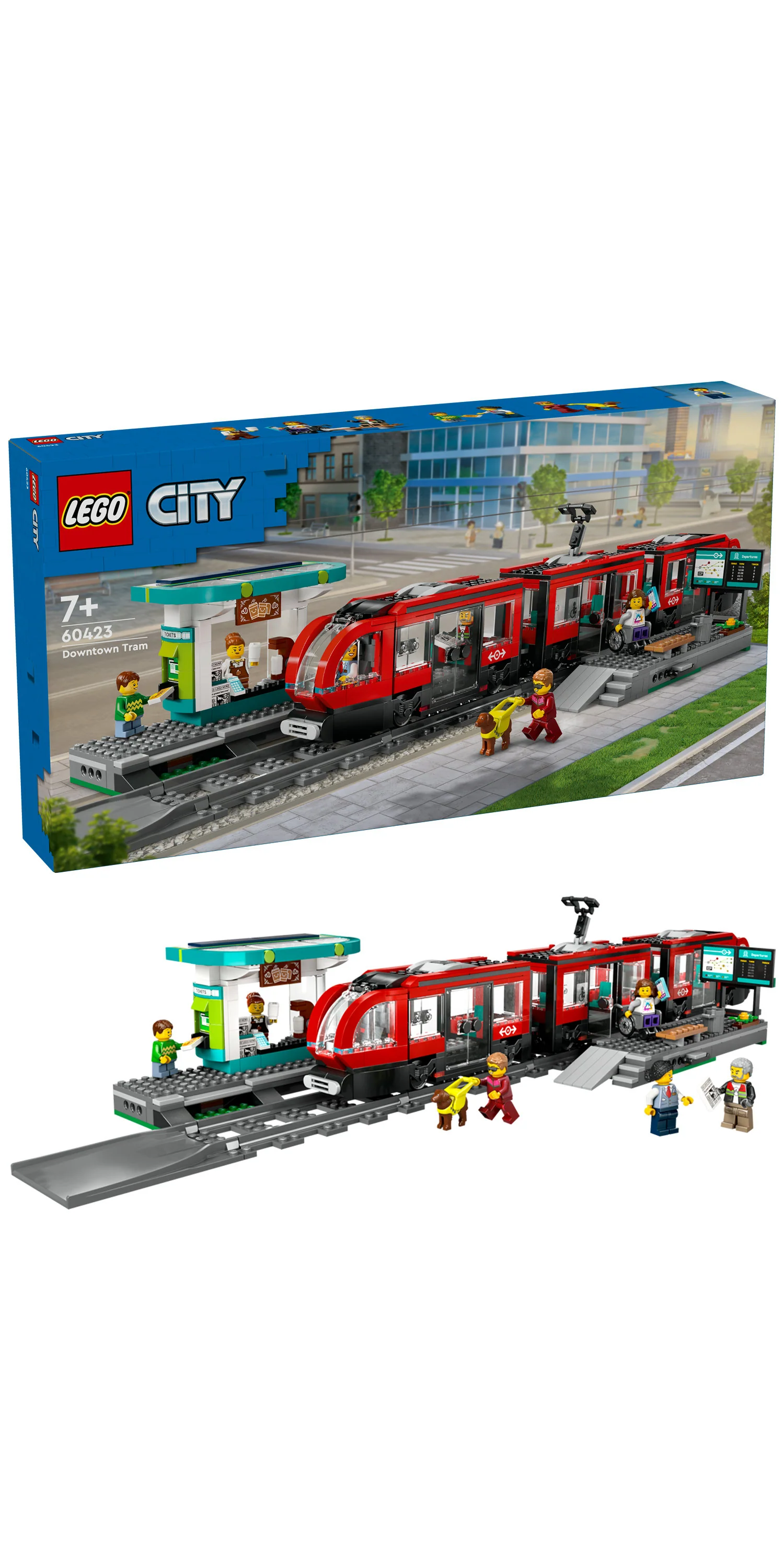 LEGO - Tram E Fermata Del Tram 60423 - Image 11