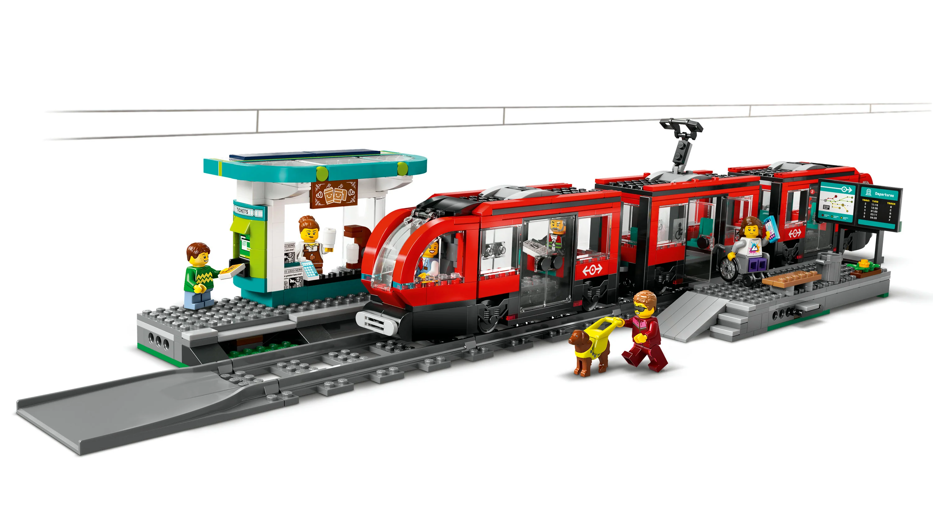 LEGO - Tram E Fermata Del Tram 60423 - Image 12