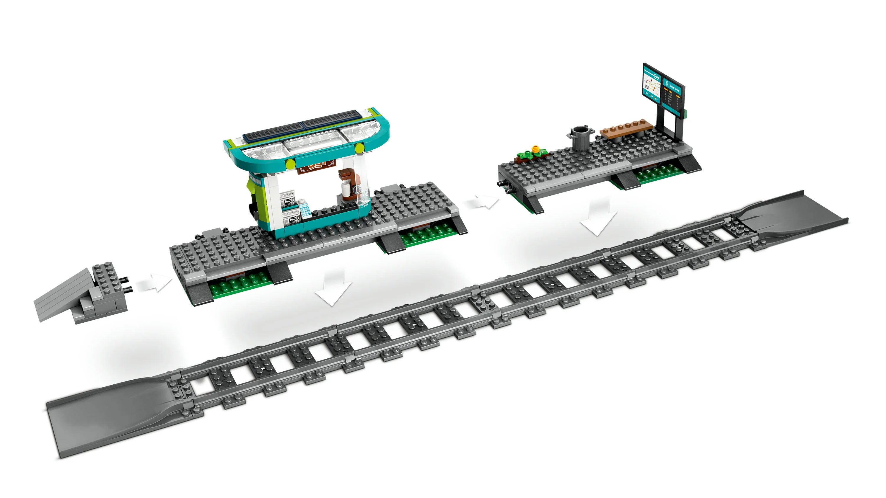 LEGO - Tram E Fermata Del Tram 60423 - Image 13