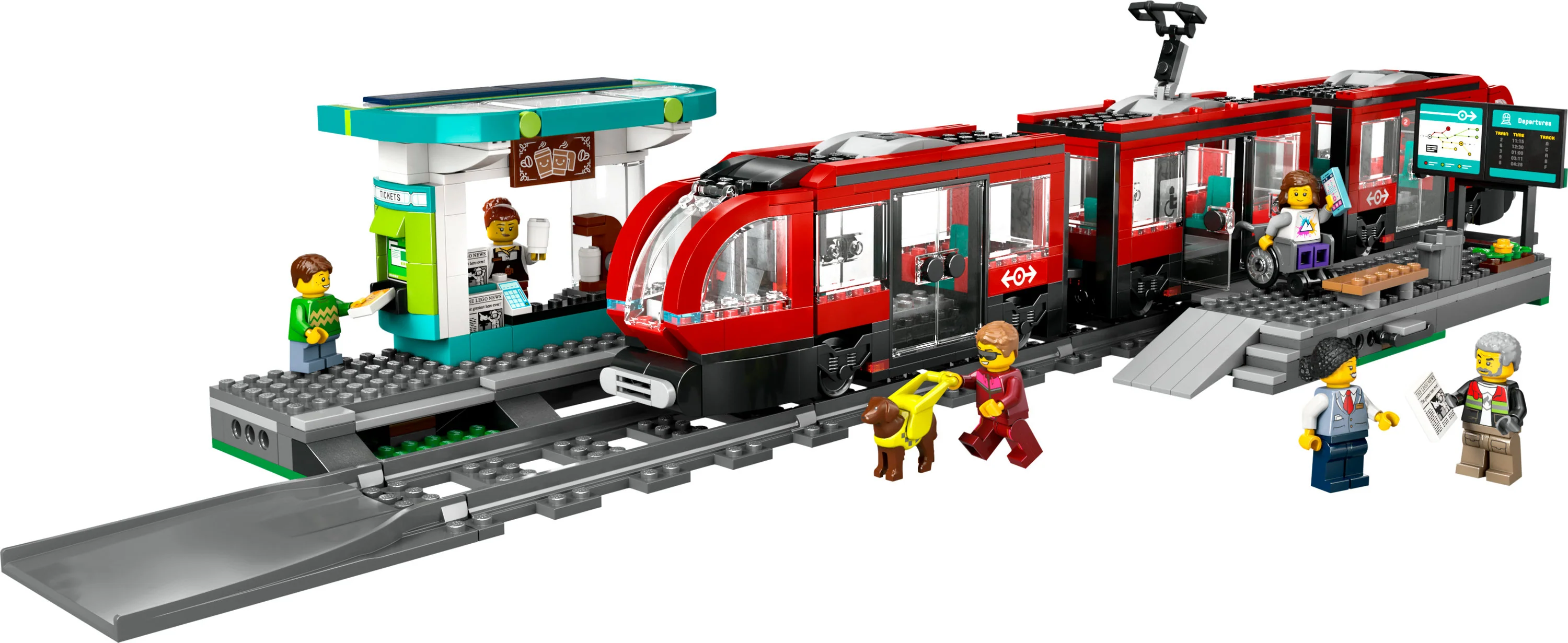 LEGO - Tram E Fermata Del Tram 60423 - Image 2