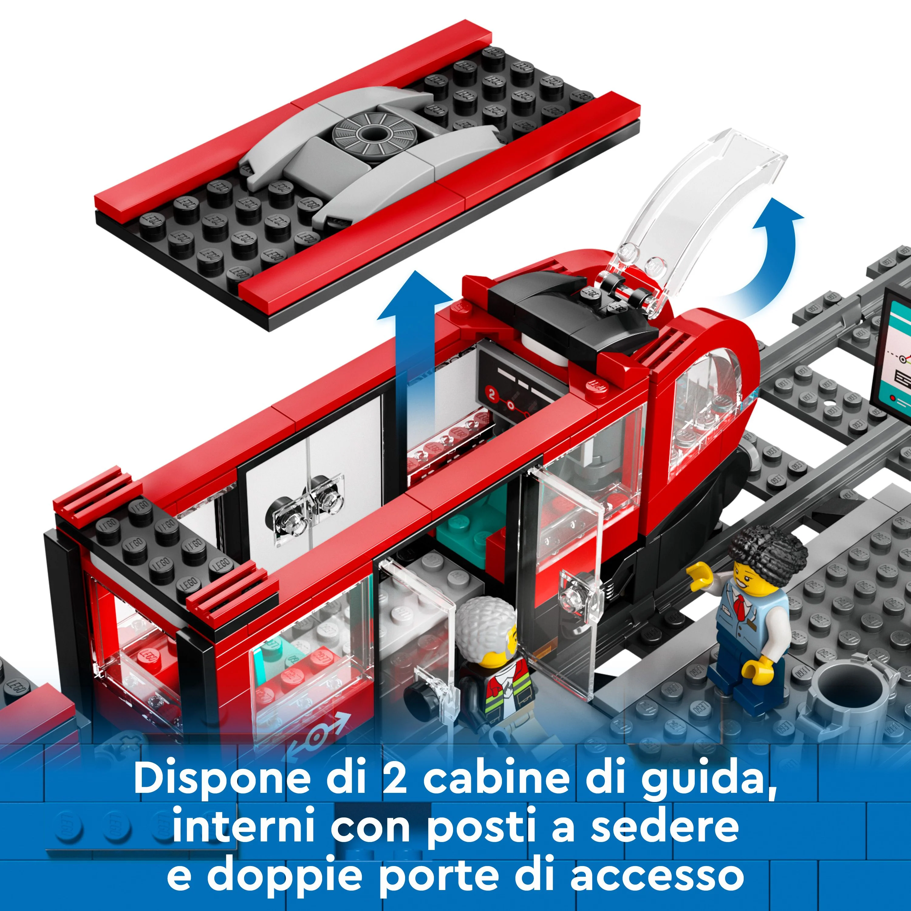LEGO - Tram E Fermata Del Tram 60423 - Image 25