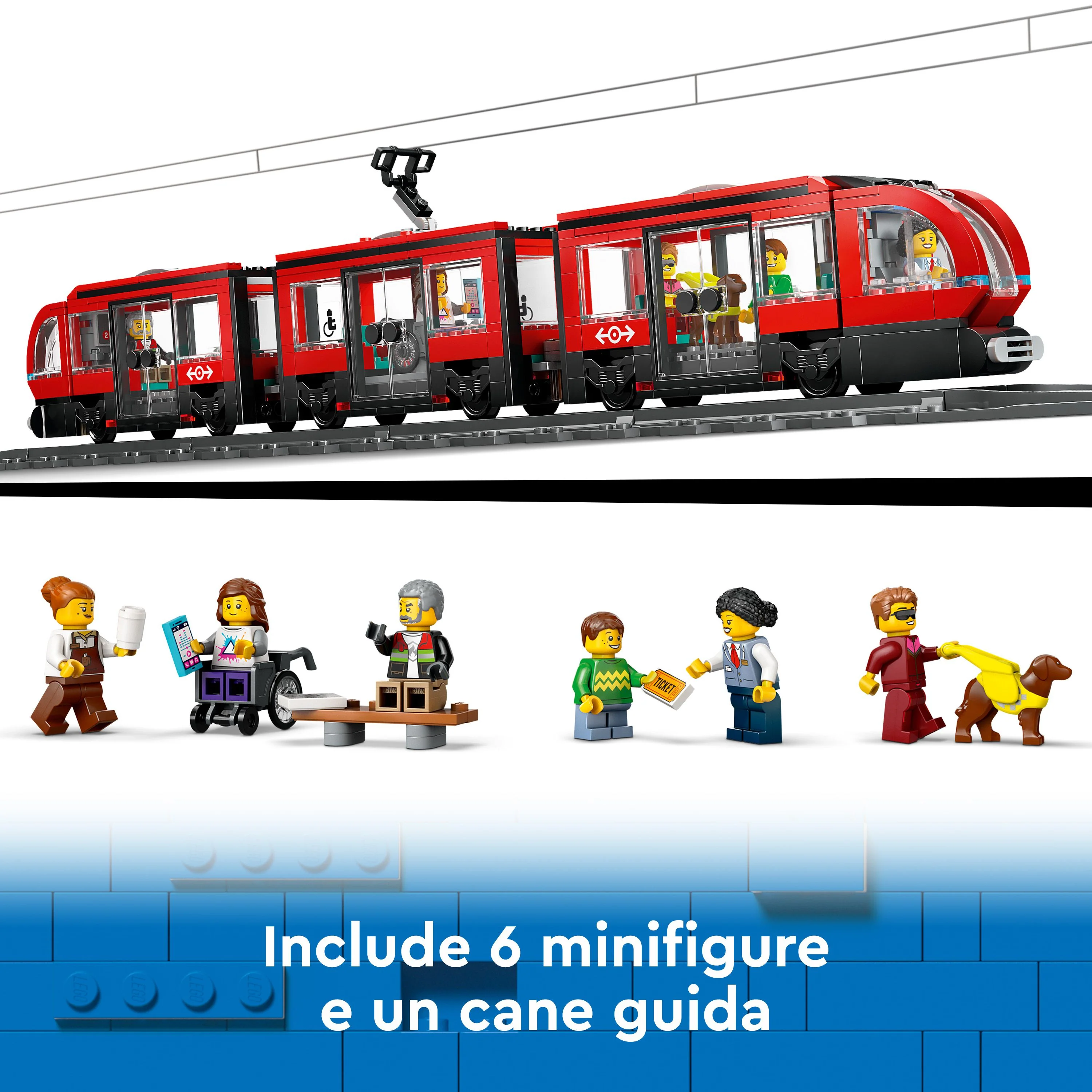 LEGO - Tram E Fermata Del Tram 60423 - Image 28