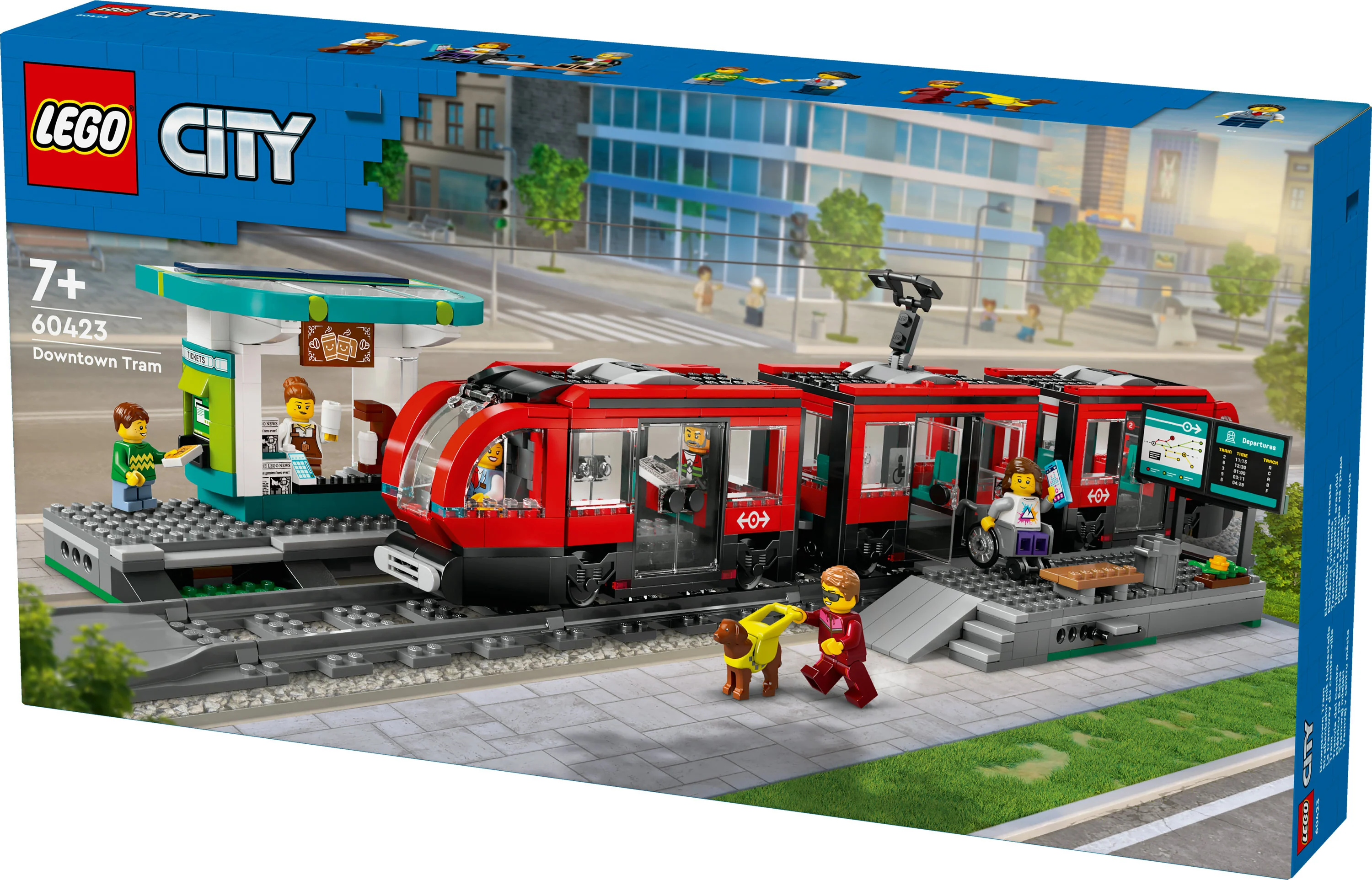 LEGO - Tram E Fermata Del Tram 60423 - Image 6