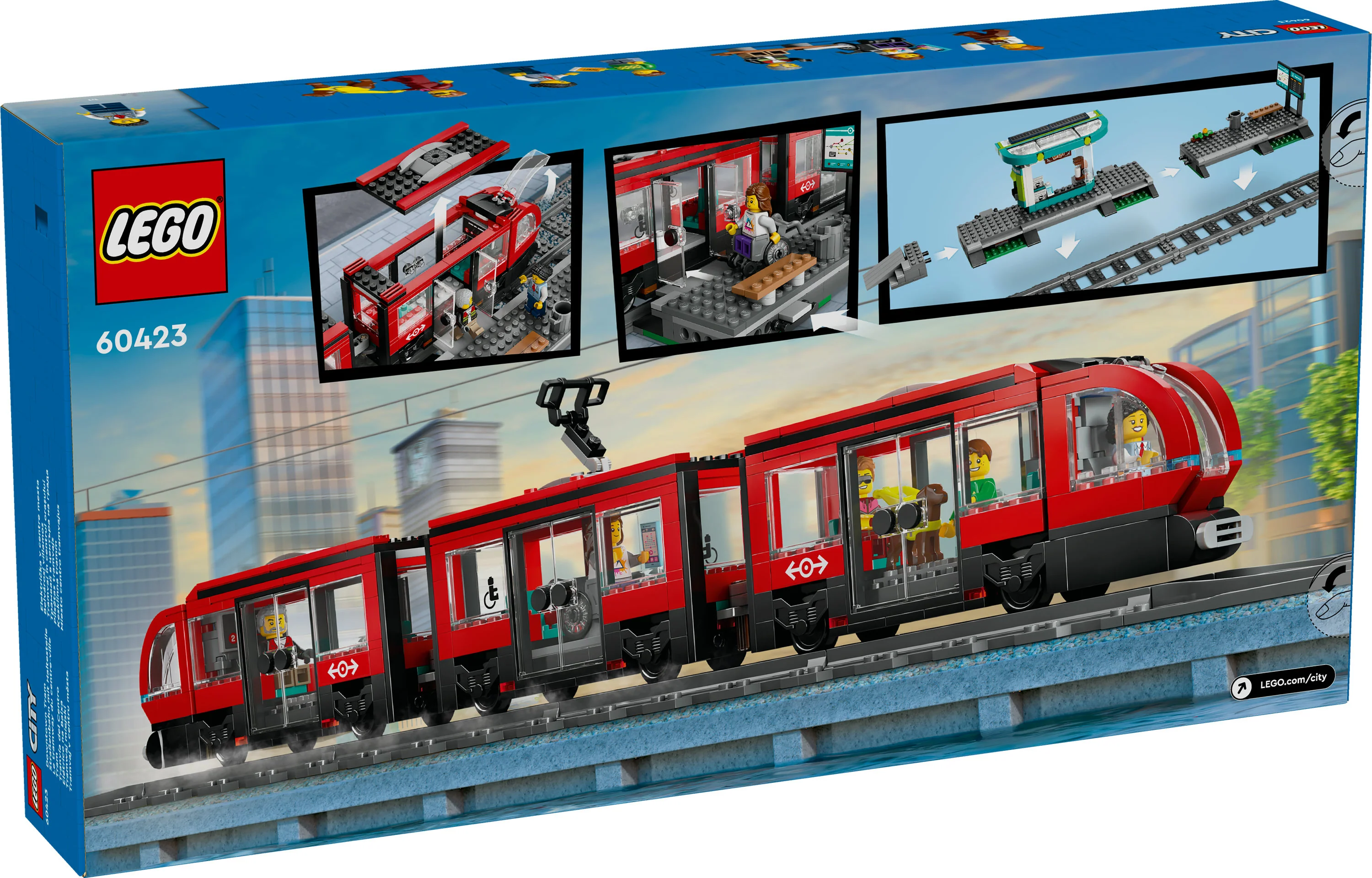 LEGO - Tram E Fermata Del Tram 60423 - Image 8