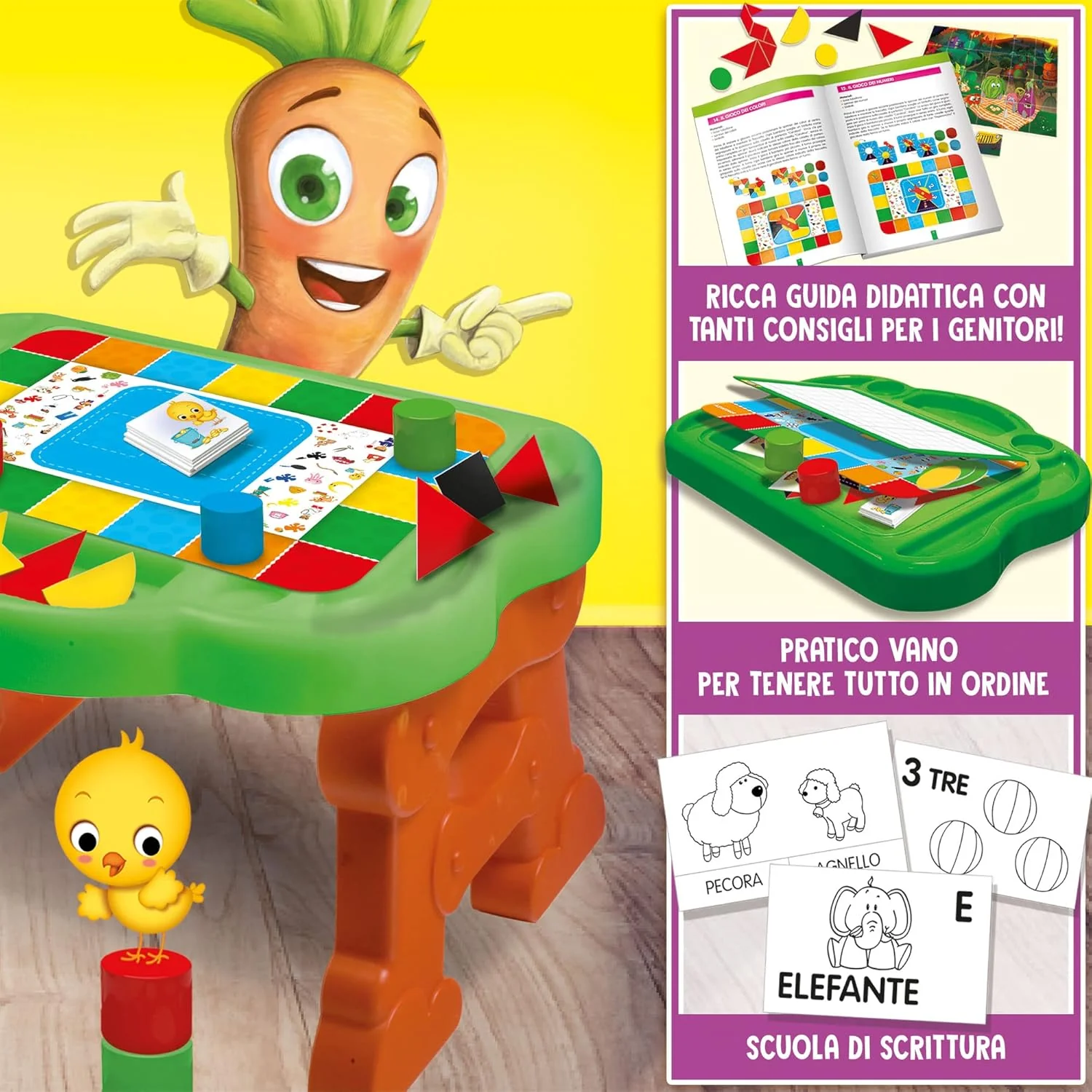 Lisciani - Carotina Tavolino Molto Attivo 30 Giochi Nuova Edizione - Image 4