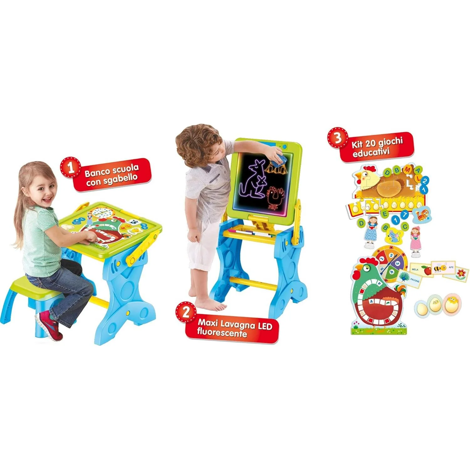 Lisciani - Carotina Banchetto Led Gioco e Impara 3 in 1 - Image 2
