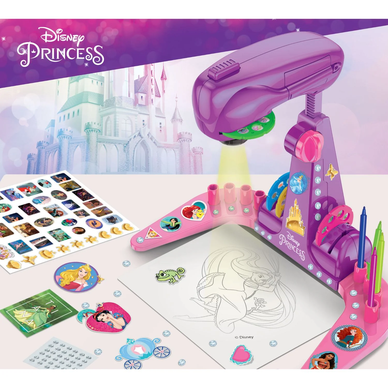 Lisciani - Princess Projector Drawing School - Image 5