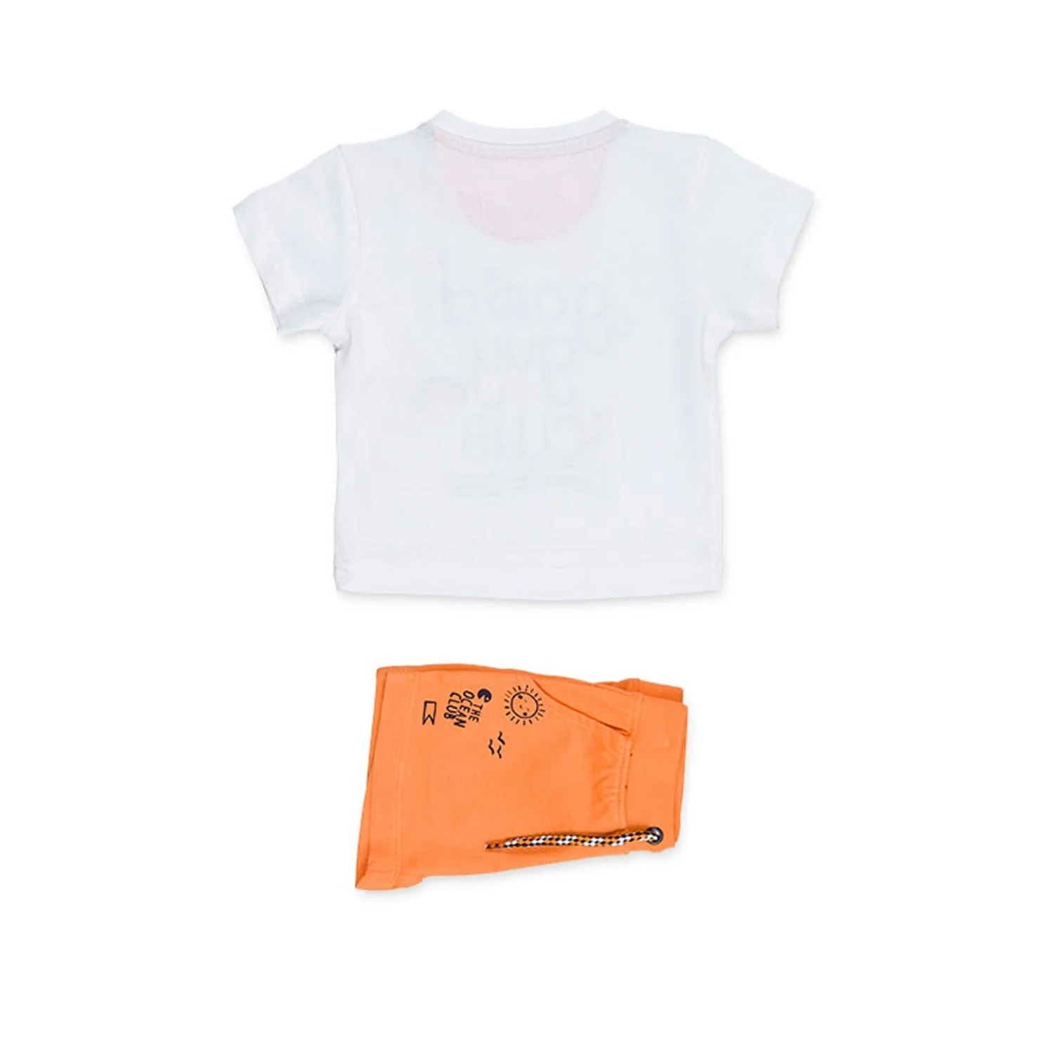 Losan - Completo Maglietta e Bermuda Arancioni Baby Bambino - Image 2