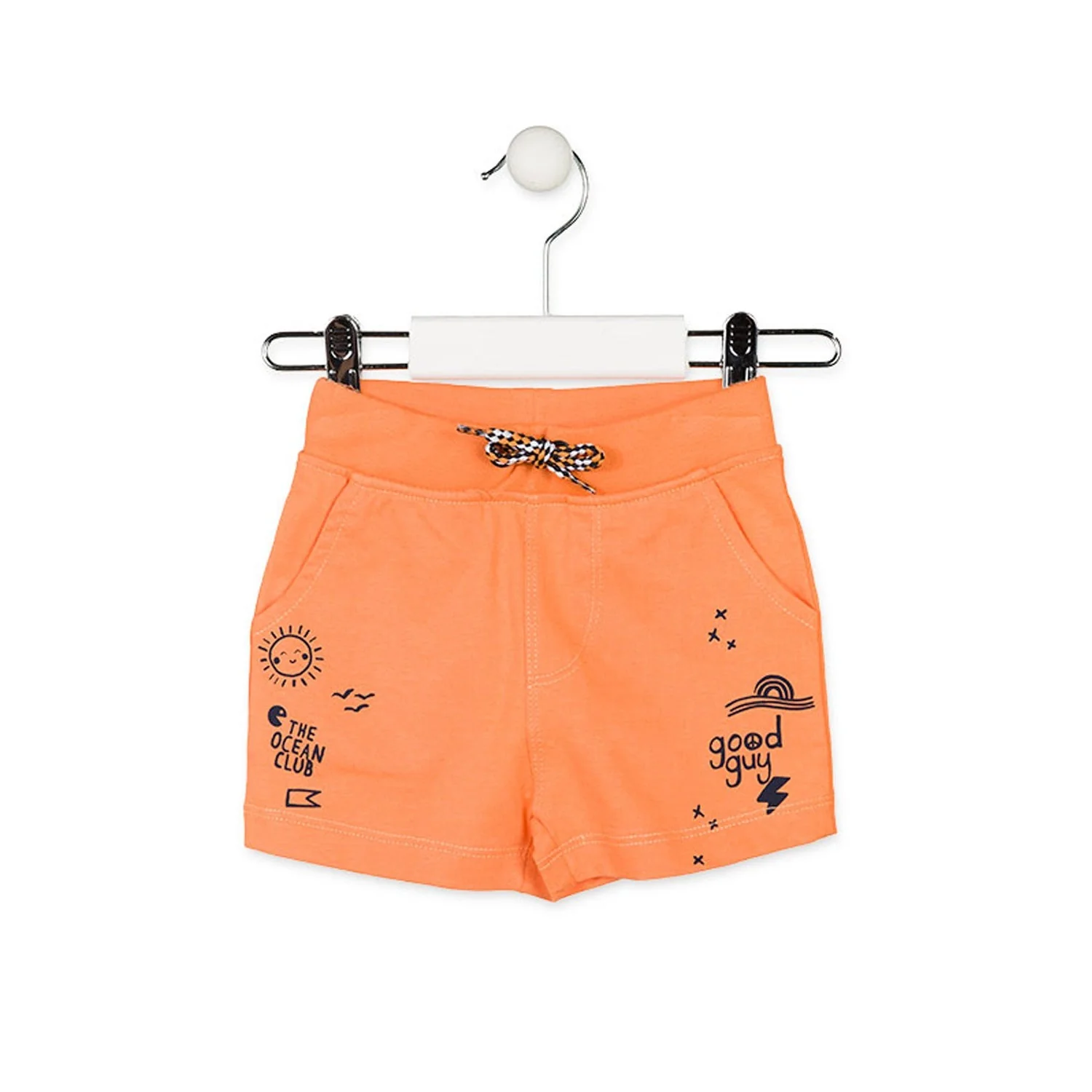 Losan - Completo Maglietta e Bermuda Arancioni Baby Bambino - Image 3