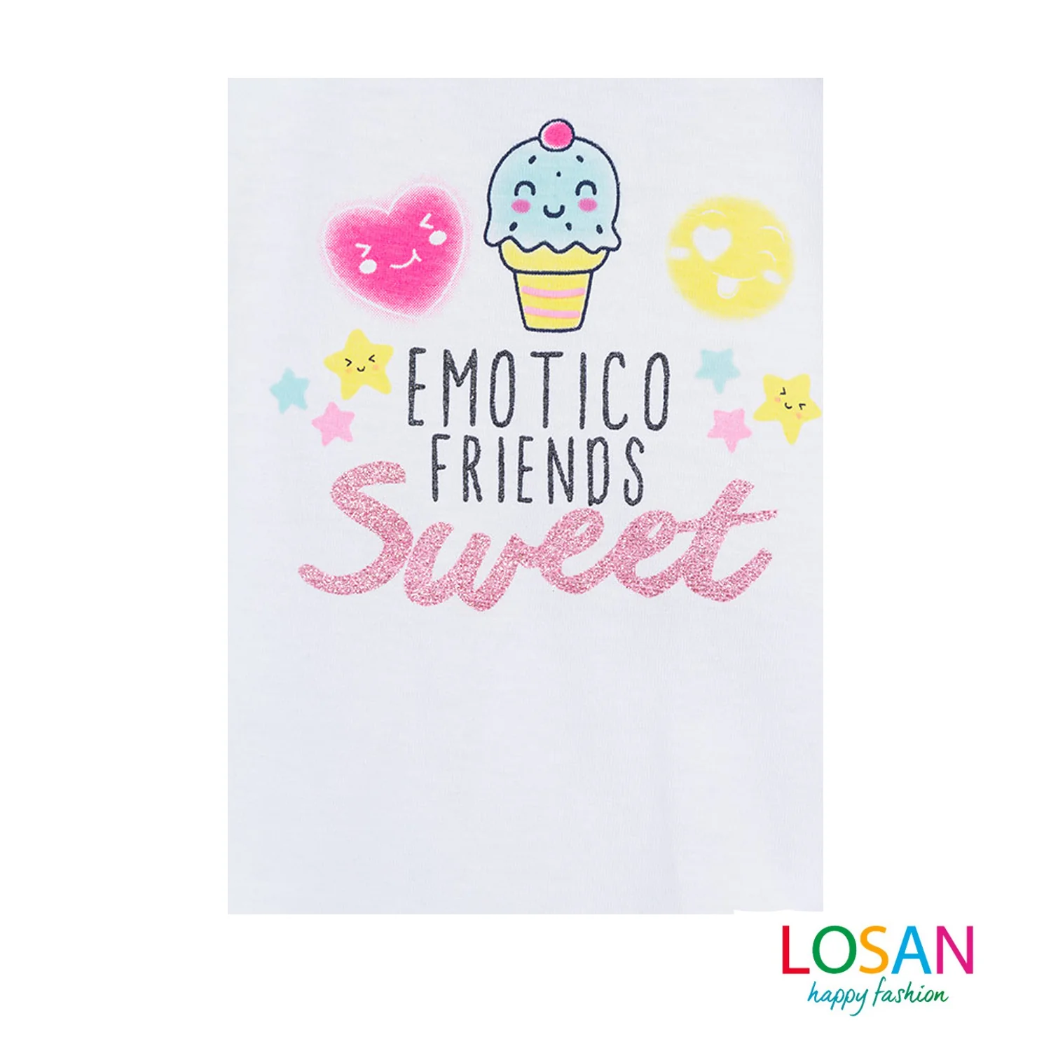 Losan - Completo Maglietta + Pantalone Stampato Baby Bambina - Image 4