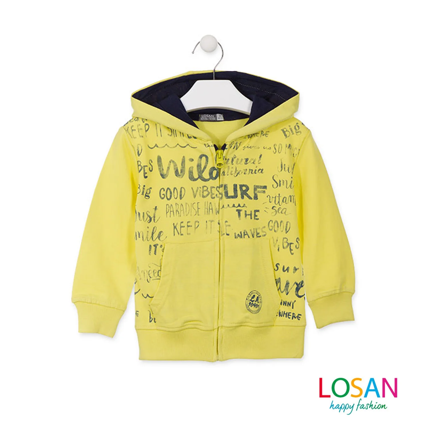 Losan - Felpa Gialla con Stampe Bambino Junior - Image 2