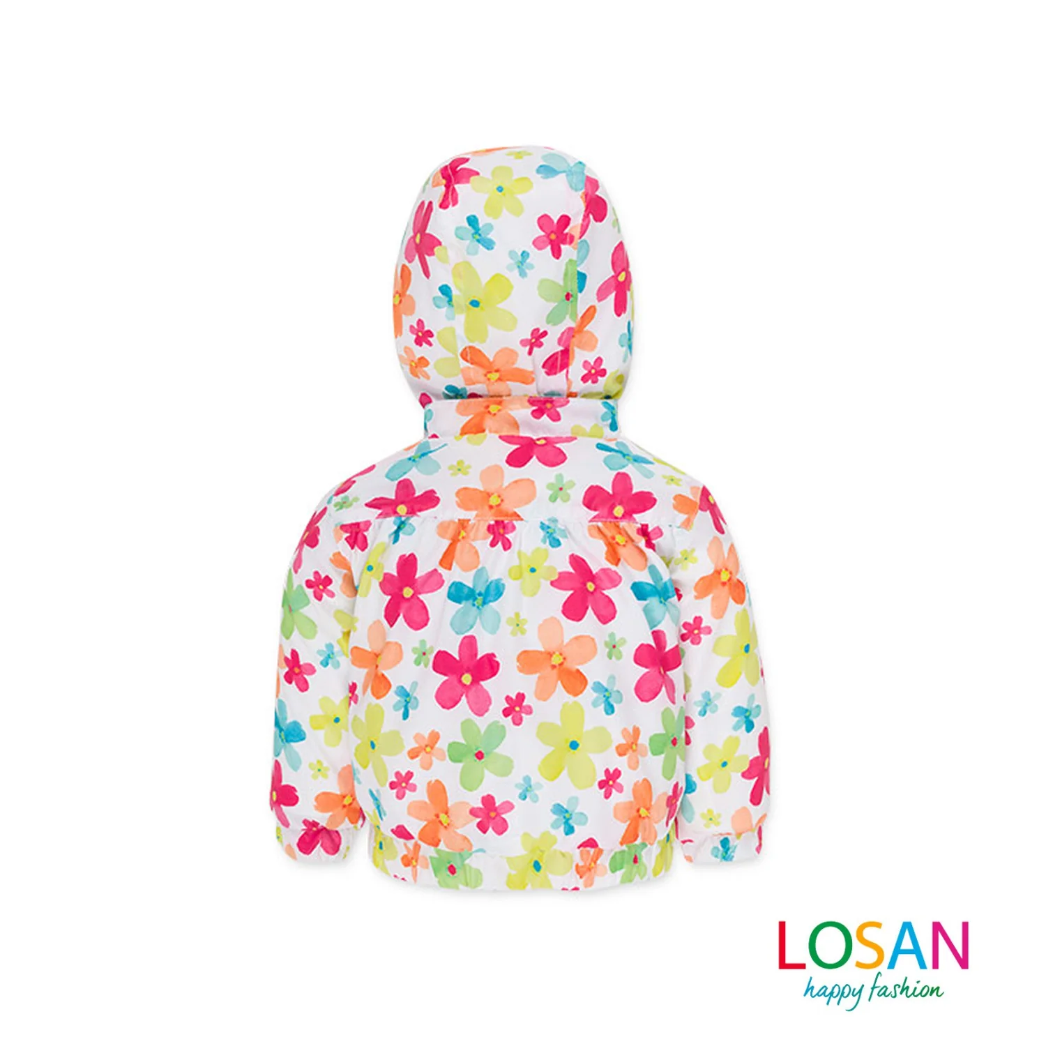 Losan - Giubbotto con Cappuccio a Fiori Baby Bambina - Image 3