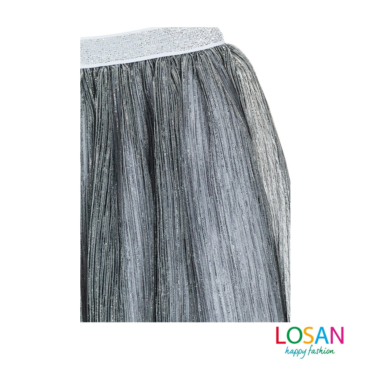 Losan - Gonna Argento in Tulle Bambina Junior - Image 3