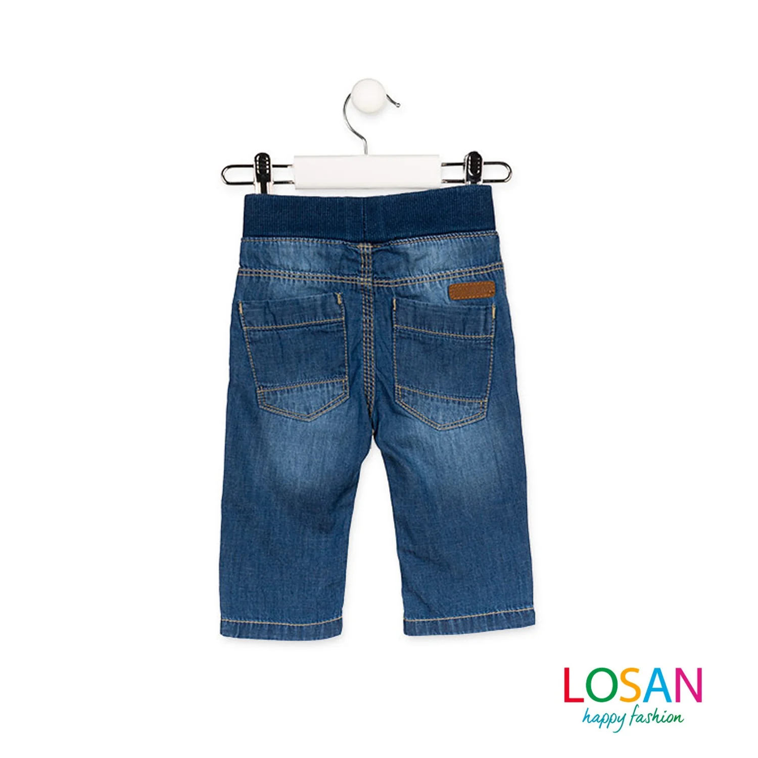 Losan - Jeans Taglio Dritto con Elastico Baby Bambino - Image 2