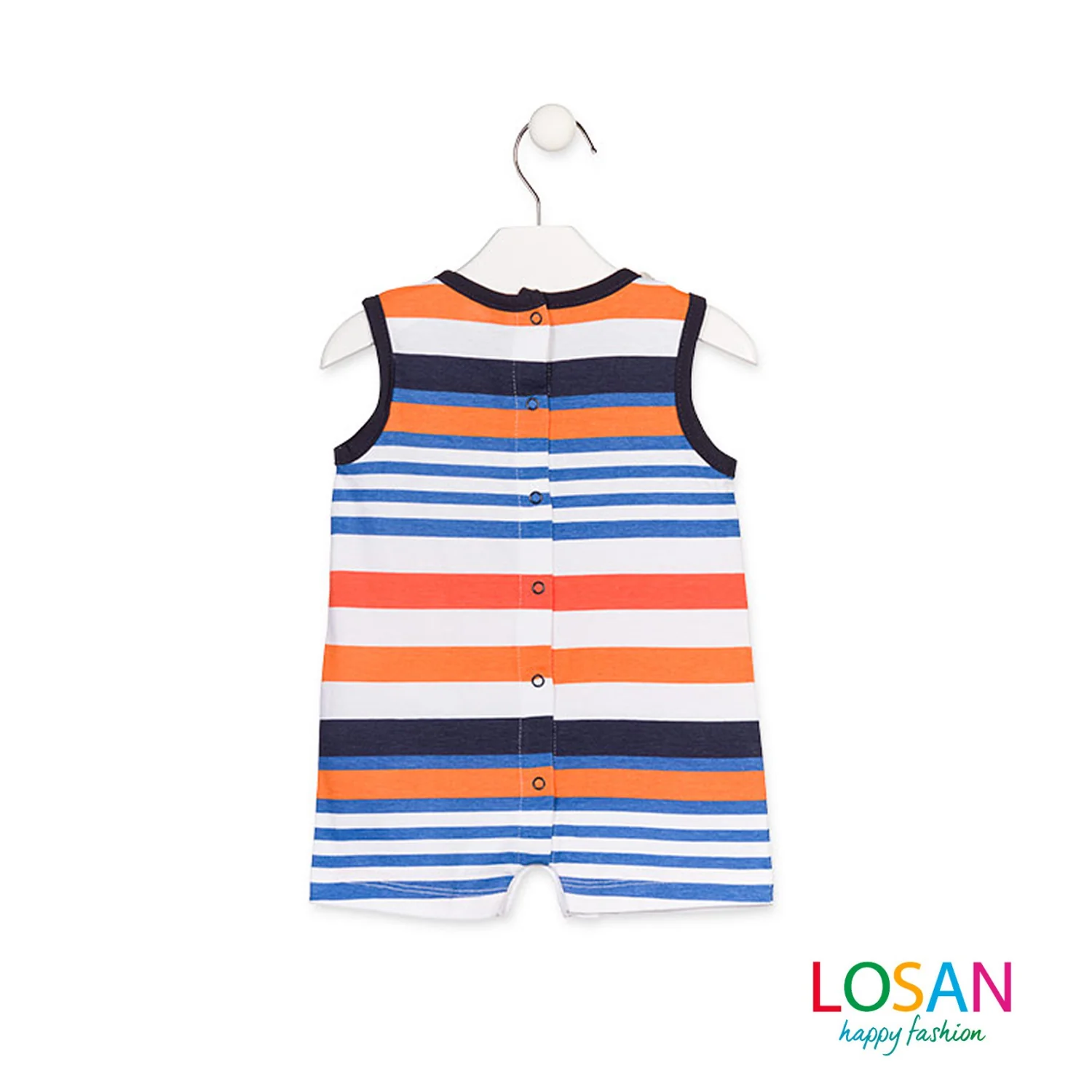 Losan - Pagliaccetto a Righe Blu Baby Bambino - Image 2