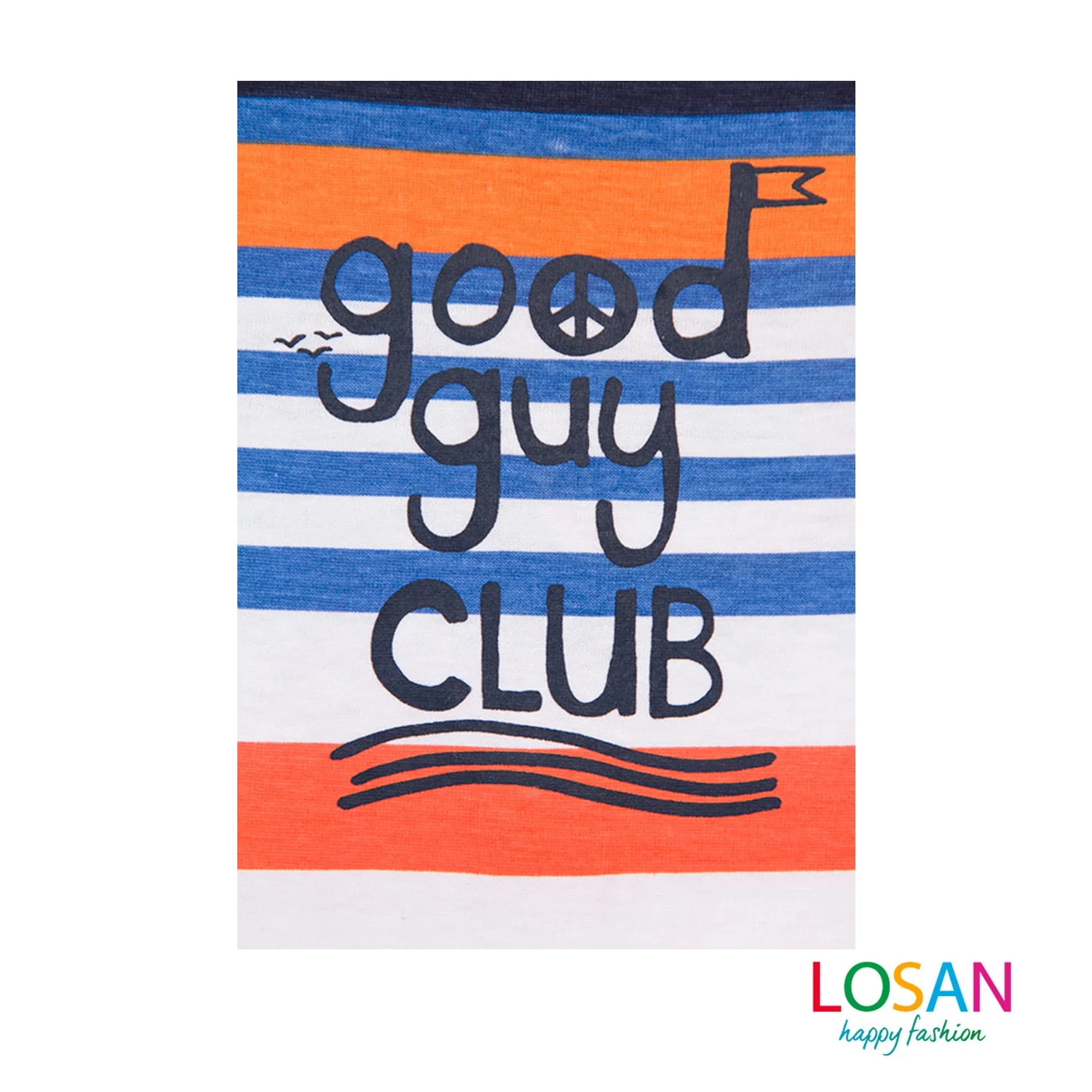 Losan - Pagliaccetto a Righe Blu Baby Bambino - Image 3