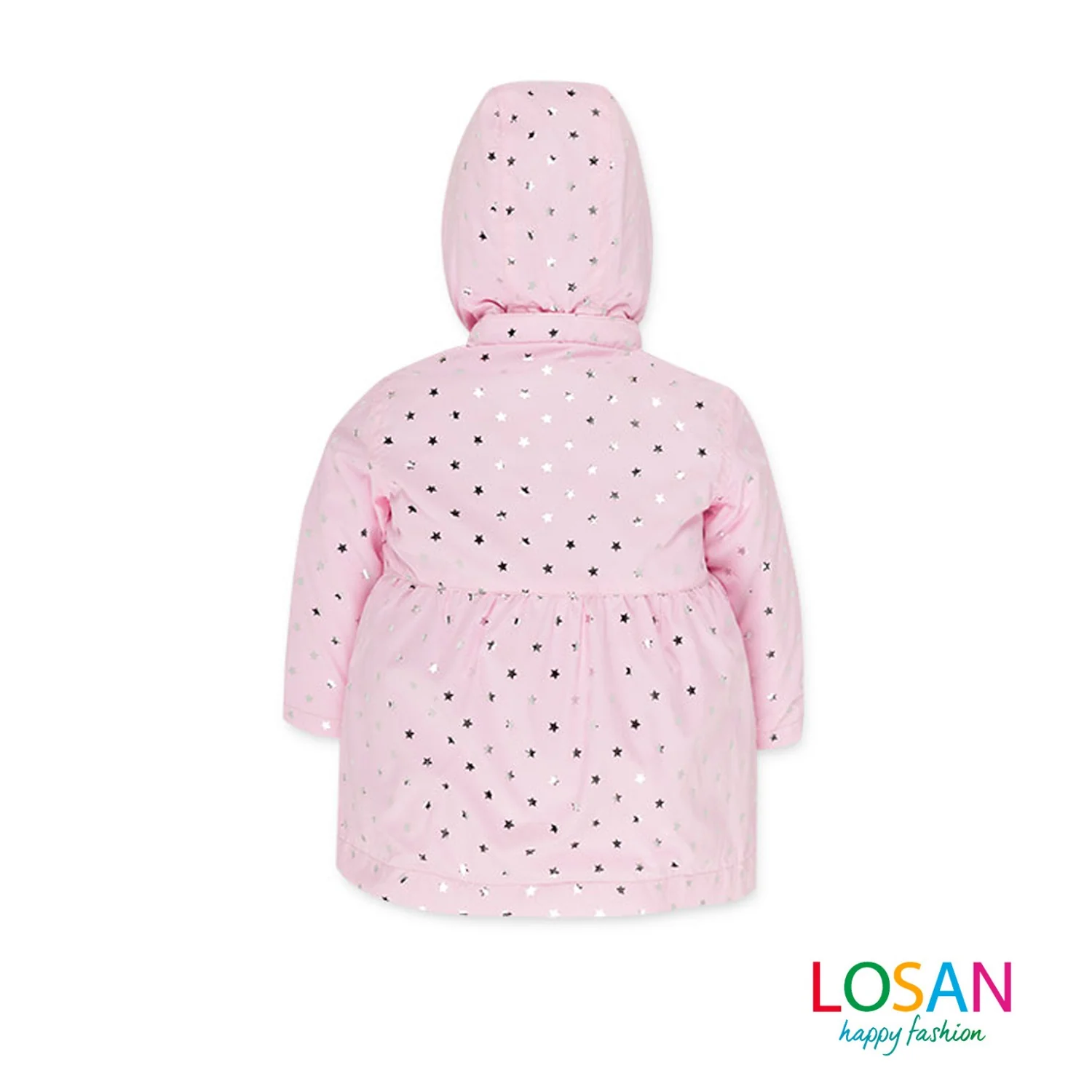 Losan - Parka Mezza Stagione a Stelle Baby Bambina - Image 3