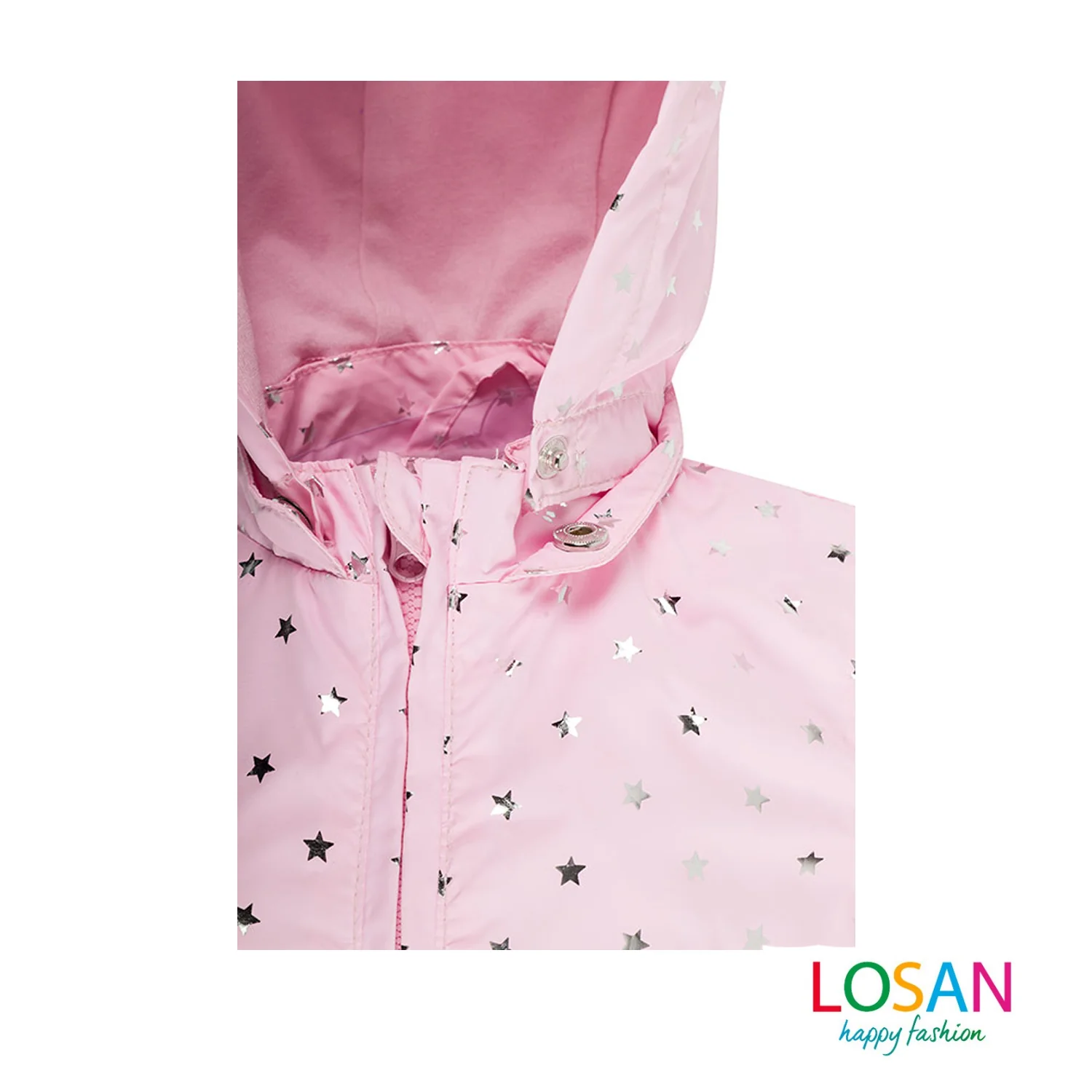 Losan - Parka Mezza Stagione a Stelle Baby Bambina - Image 4