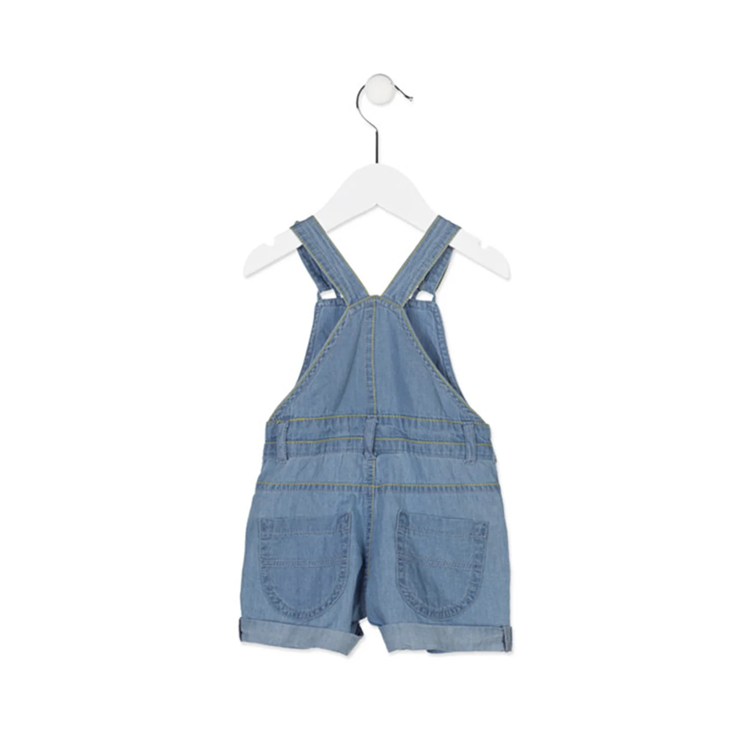 Losan - Salopette Jeans con Peans Ricamate Baby Bambino - Image 2
