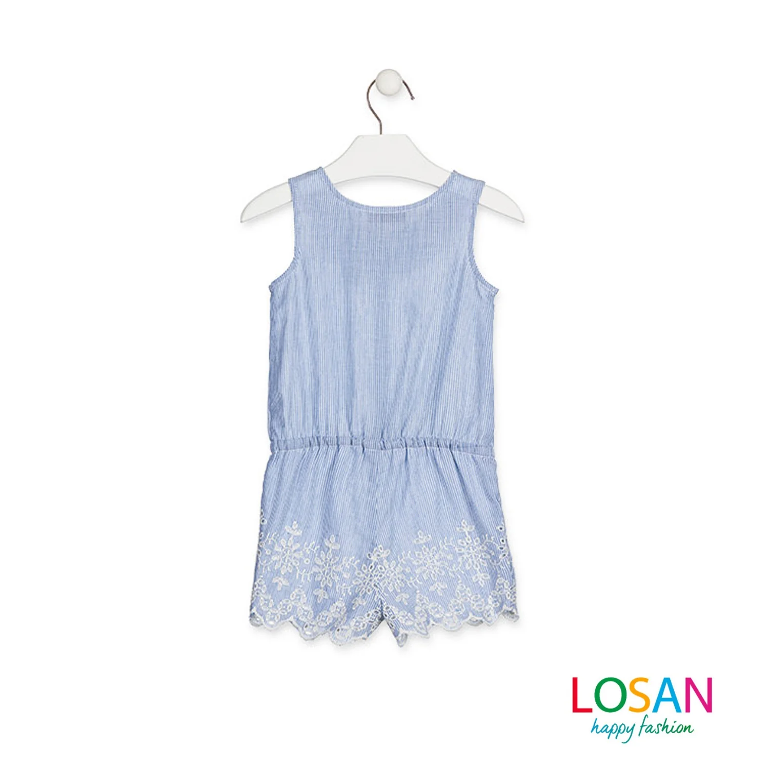 Losan - Tuta in Voile con Orlo Ricamato Bambina Junior - Image 2