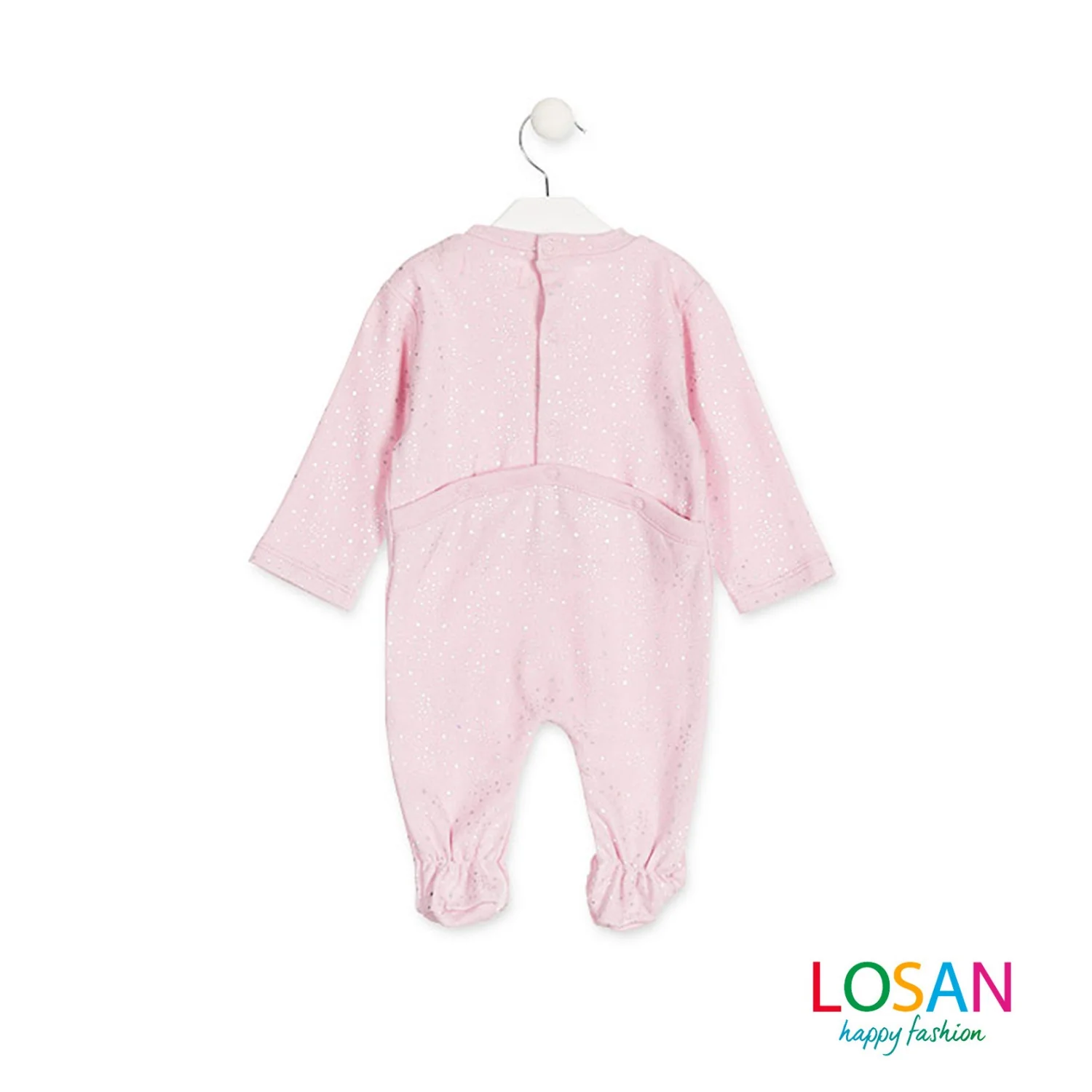 Losan - Tutina Rosa con Stelline Neonata - Image 2