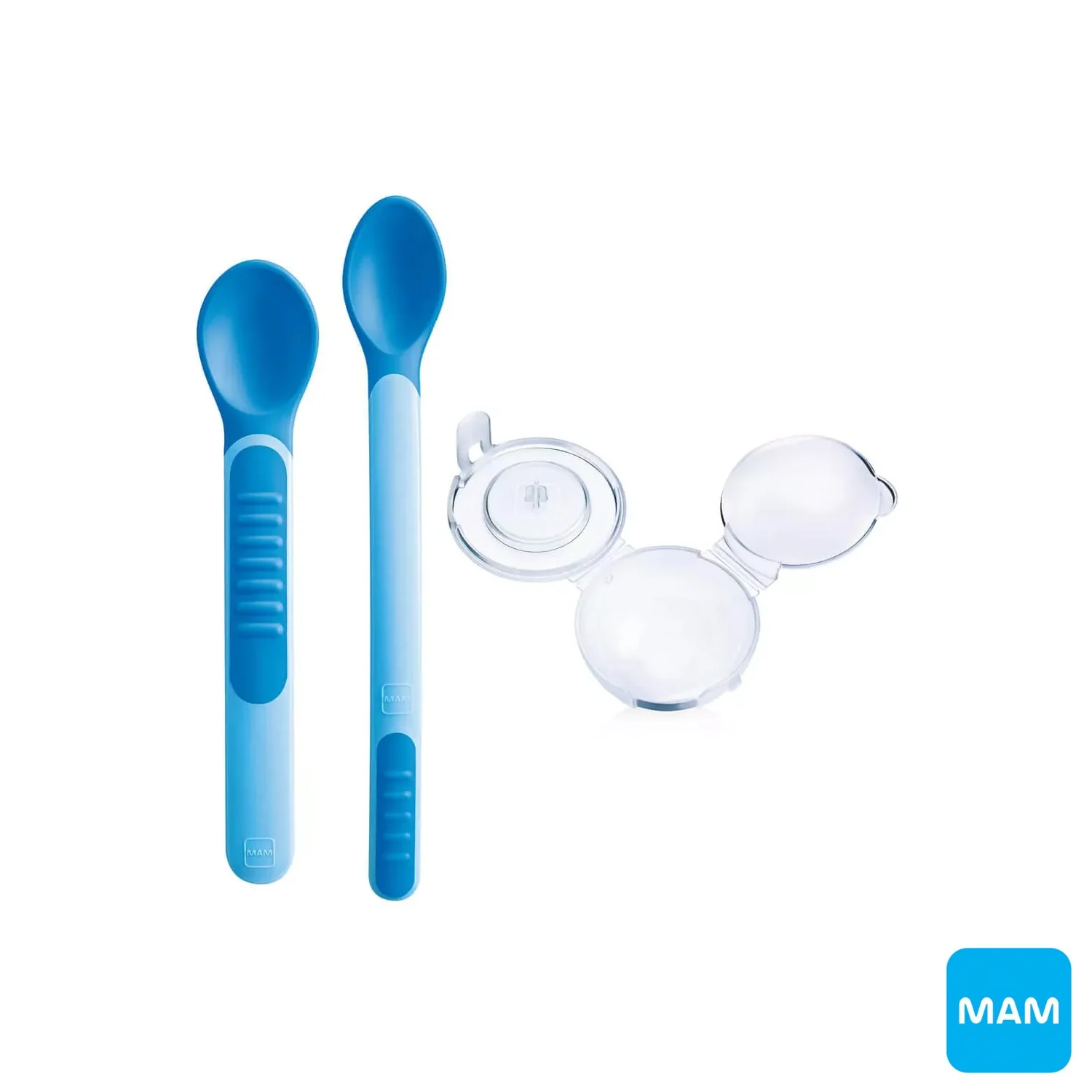 MAM - Set 2 cucchiai Heat Sensitive Spoons e Cover 6m+ - Image 2