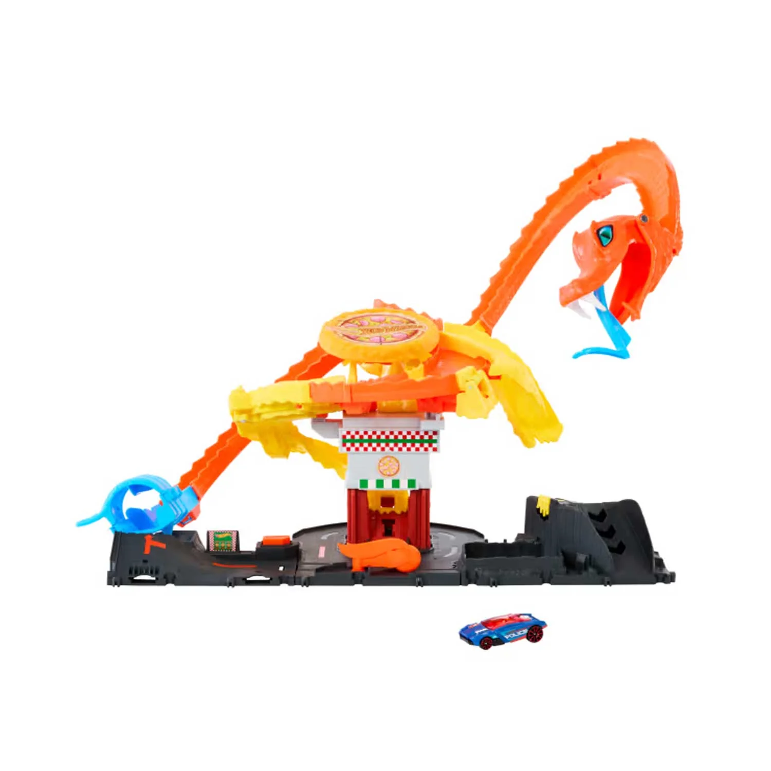 Mattel - Hot Wheels City Attacco Del Cobra In Pizzeria HTN81 - Image 2