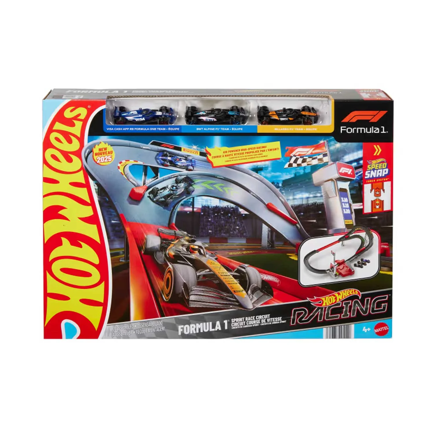 Mattel - Hot Wheels Racing F1 Circuito Super Sprint Formula 1 JDY15 - Image 4
