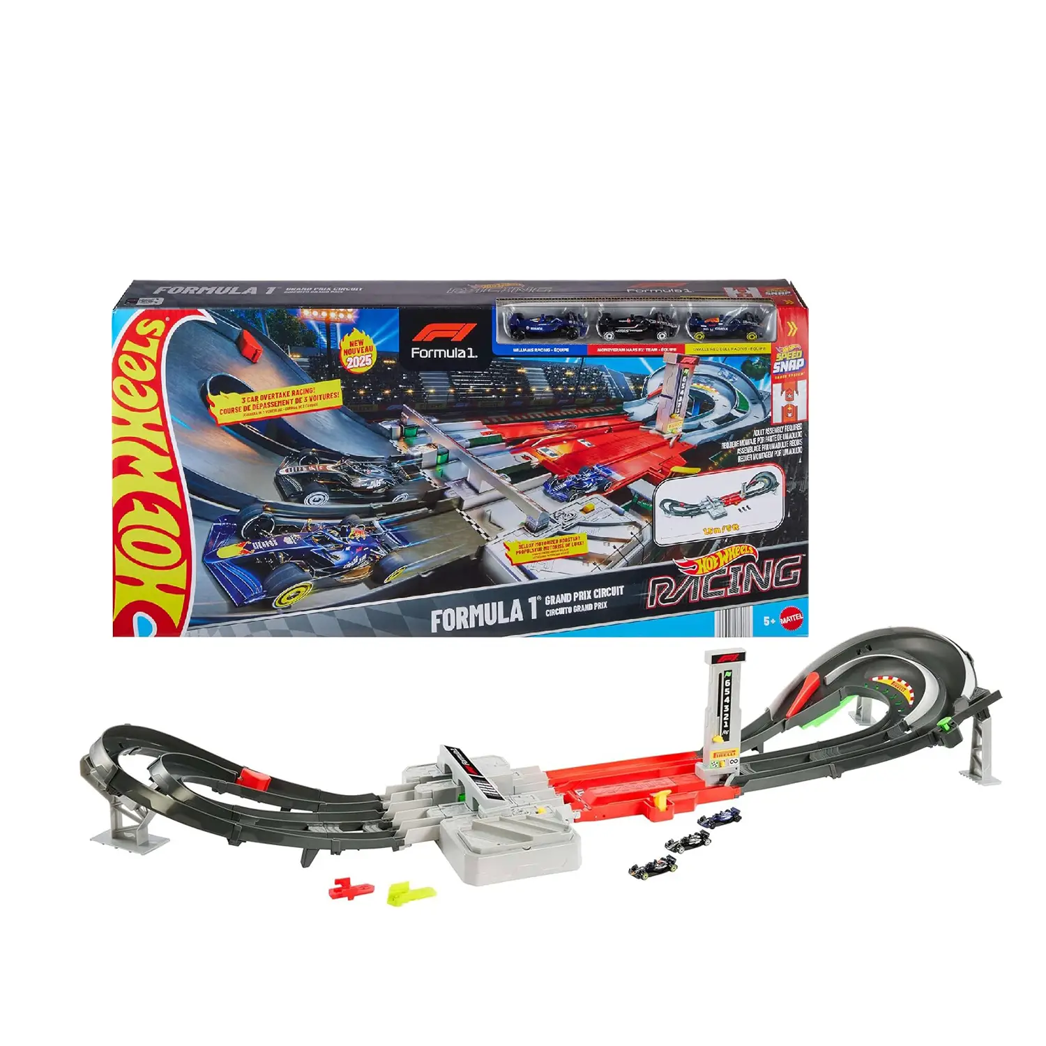 Mattel - Hot Wheels Racing F1 Super Gran Premio Formula 1 JDY16
