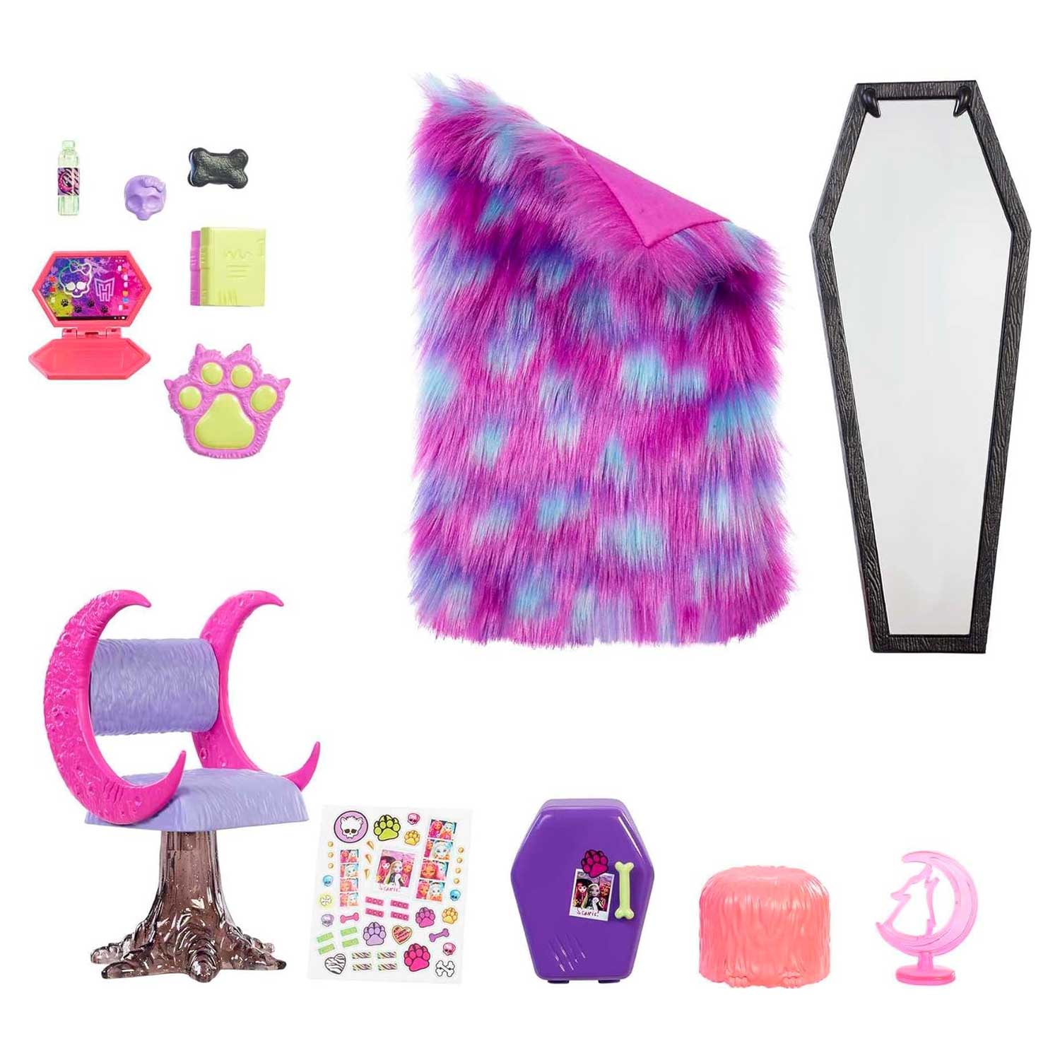 Mattel - Monster High Camera Da Letto Di Clawdeen Wolf HHK64 - Image 3