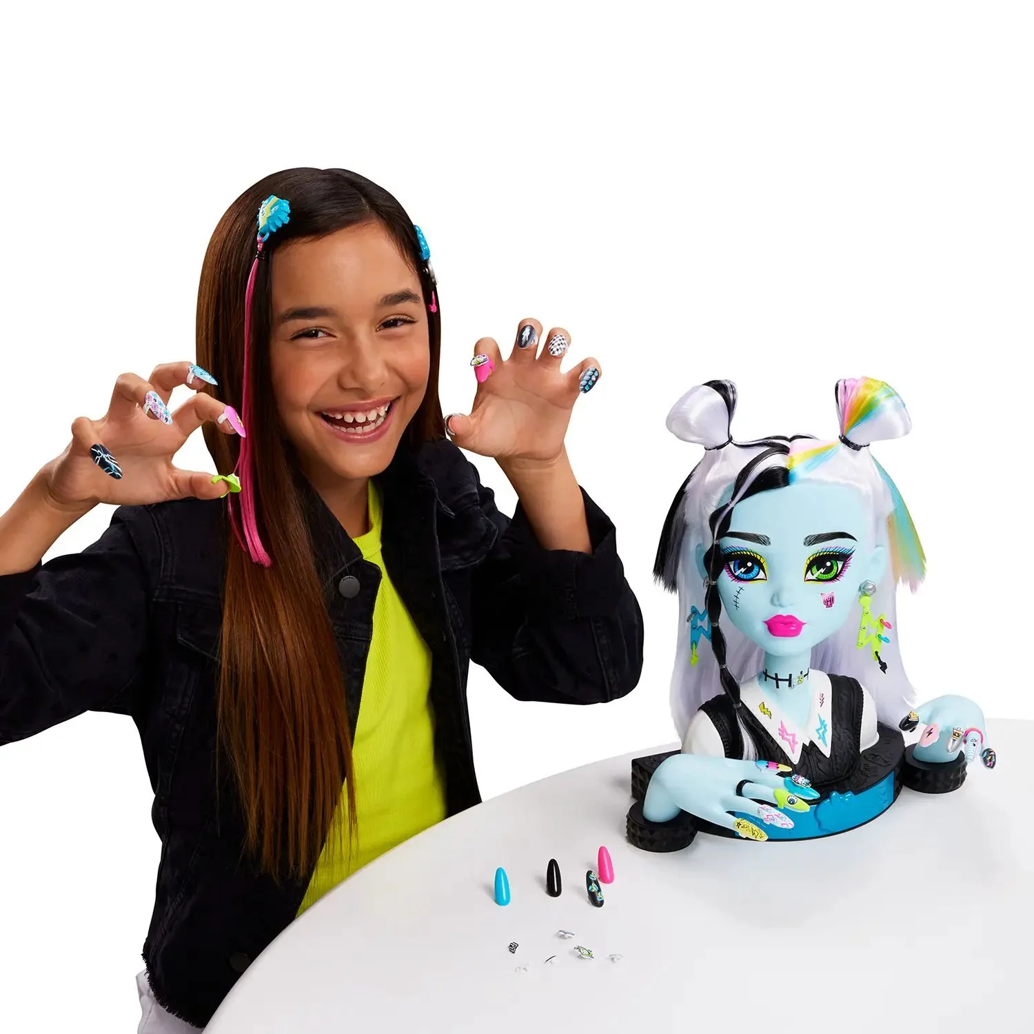 Mattel - Monster High Frankie Stein Styling Head con Accessori HRP71 - Image 2