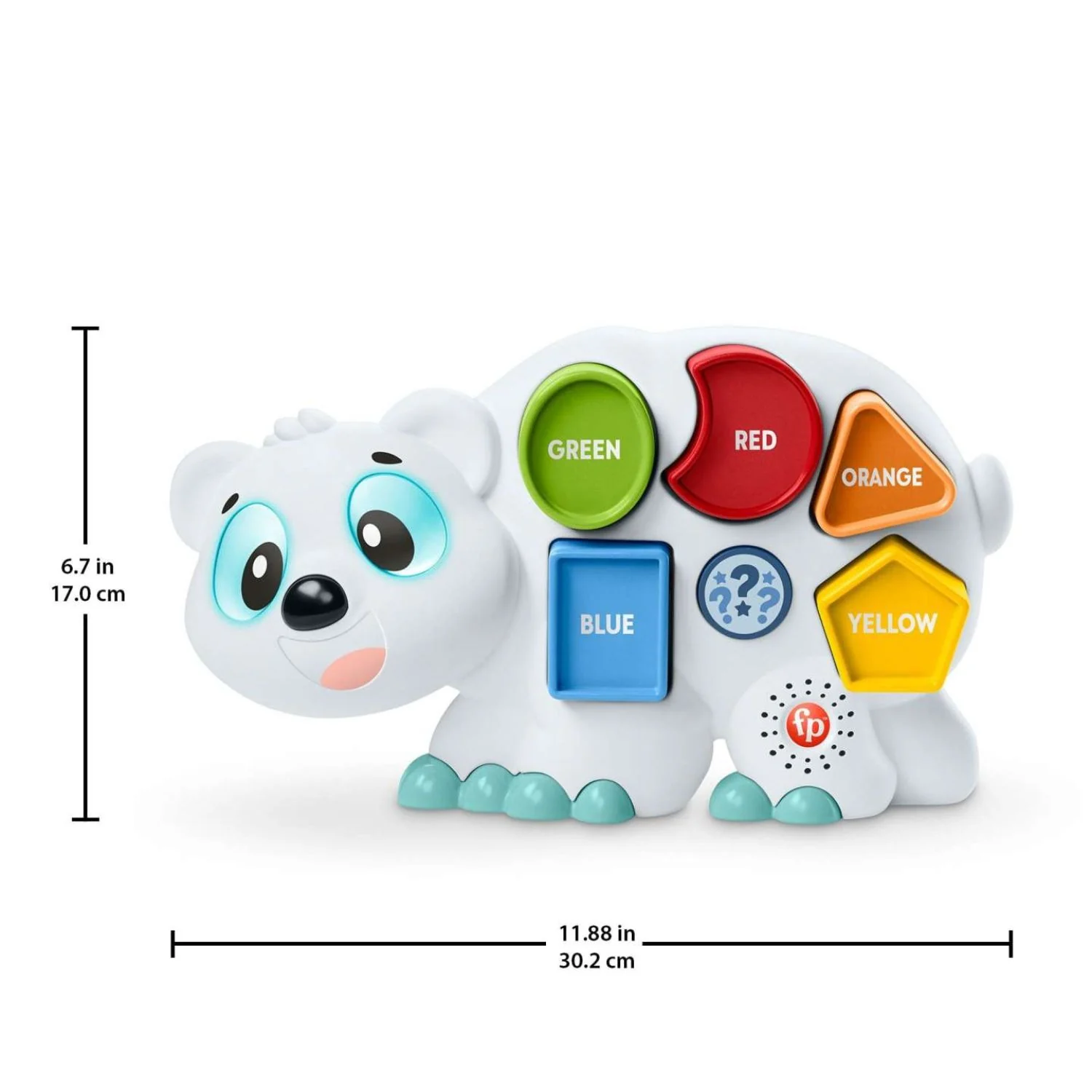 Fisher Price - Parlamici Fabietto Orsetto Forme E Colori HRB80 - Image 7