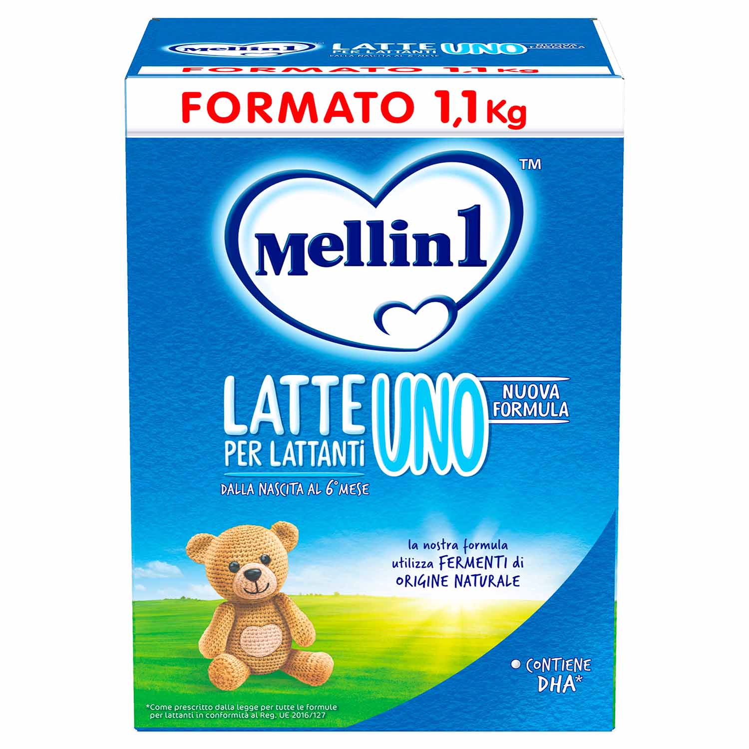 Mellin - Latte In Polvere 1: Confezione 1100gr